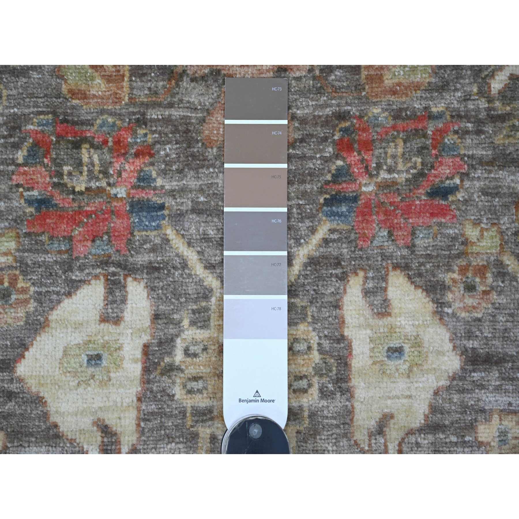 Oushak-And-Peshawar-Hand-Knotted-Rug-107690