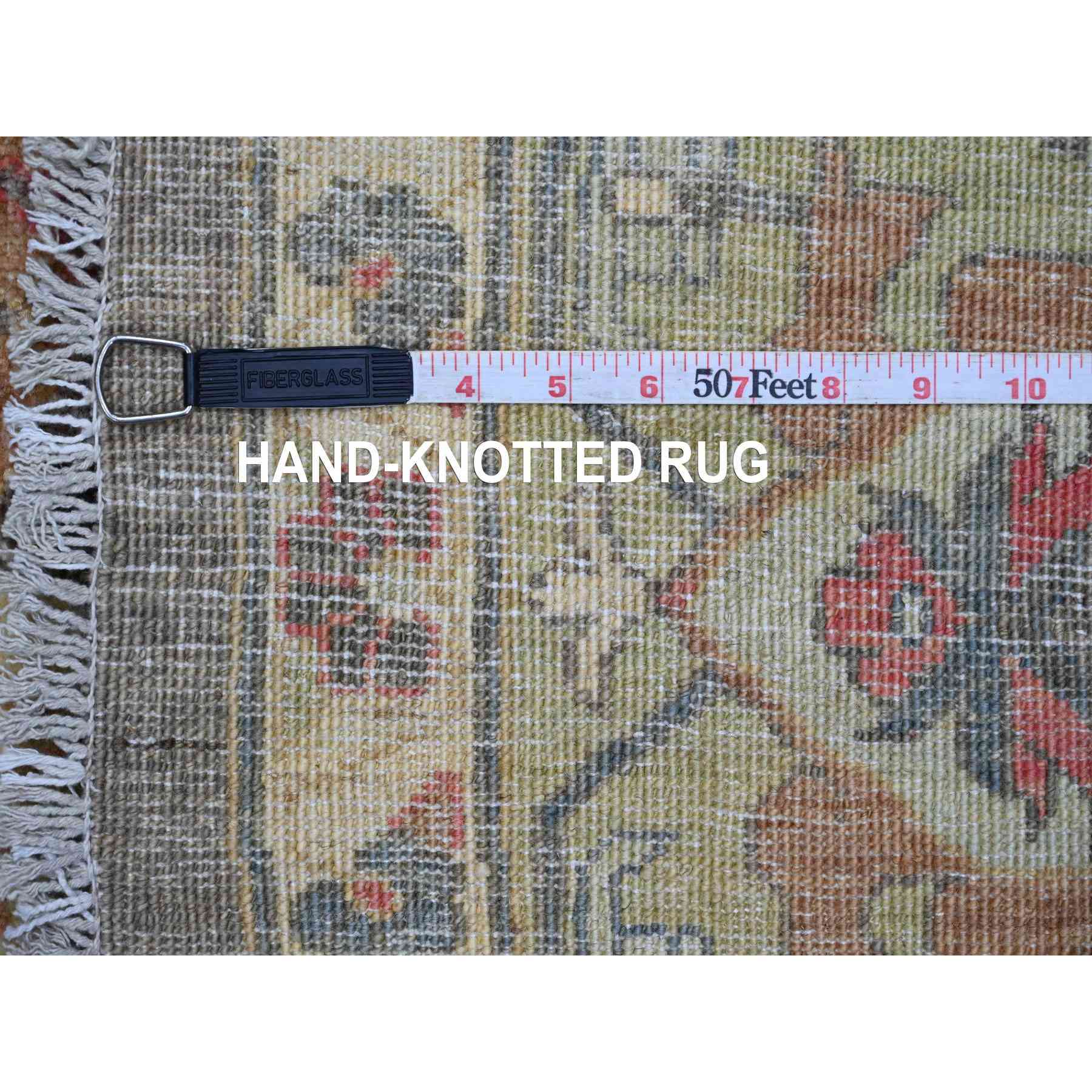 Oushak-And-Peshawar-Hand-Knotted-Rug-107690