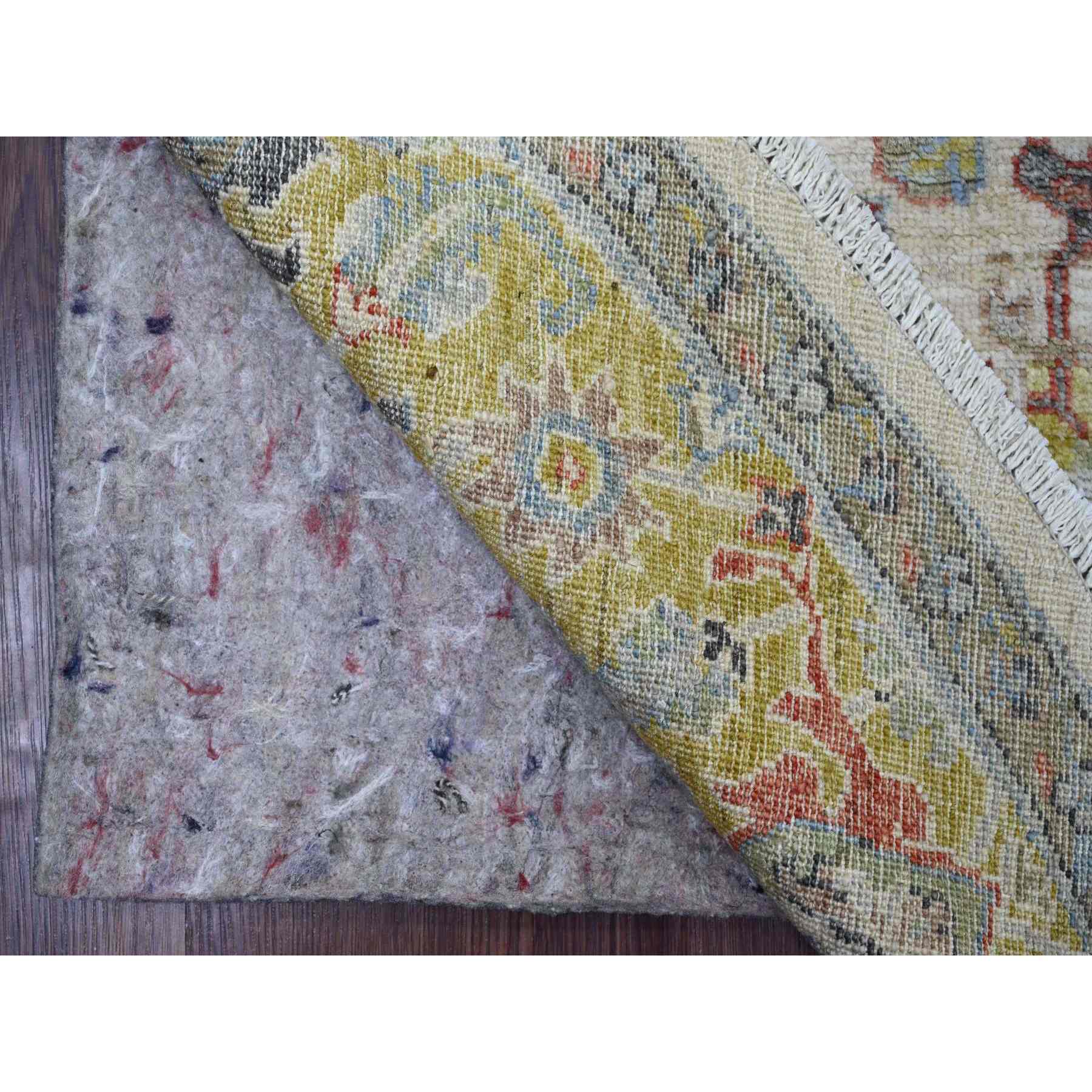 Oushak-And-Peshawar-Hand-Knotted-Rug-107695