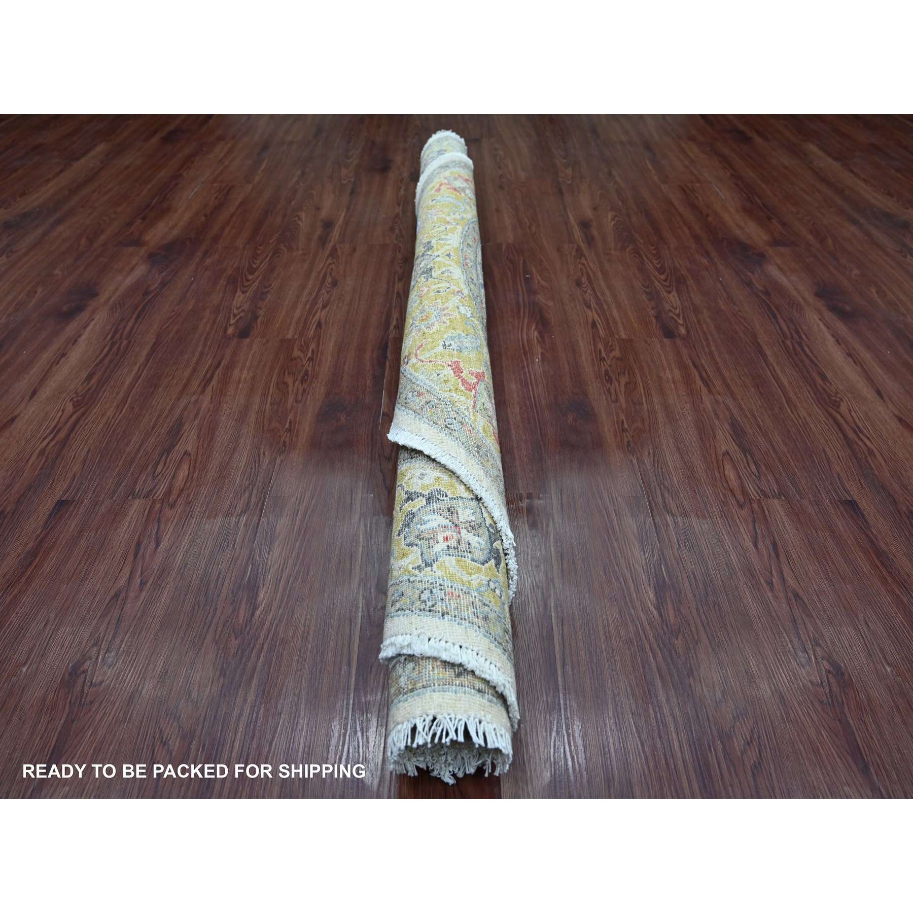 Oushak-And-Peshawar-Hand-Knotted-Rug-107695