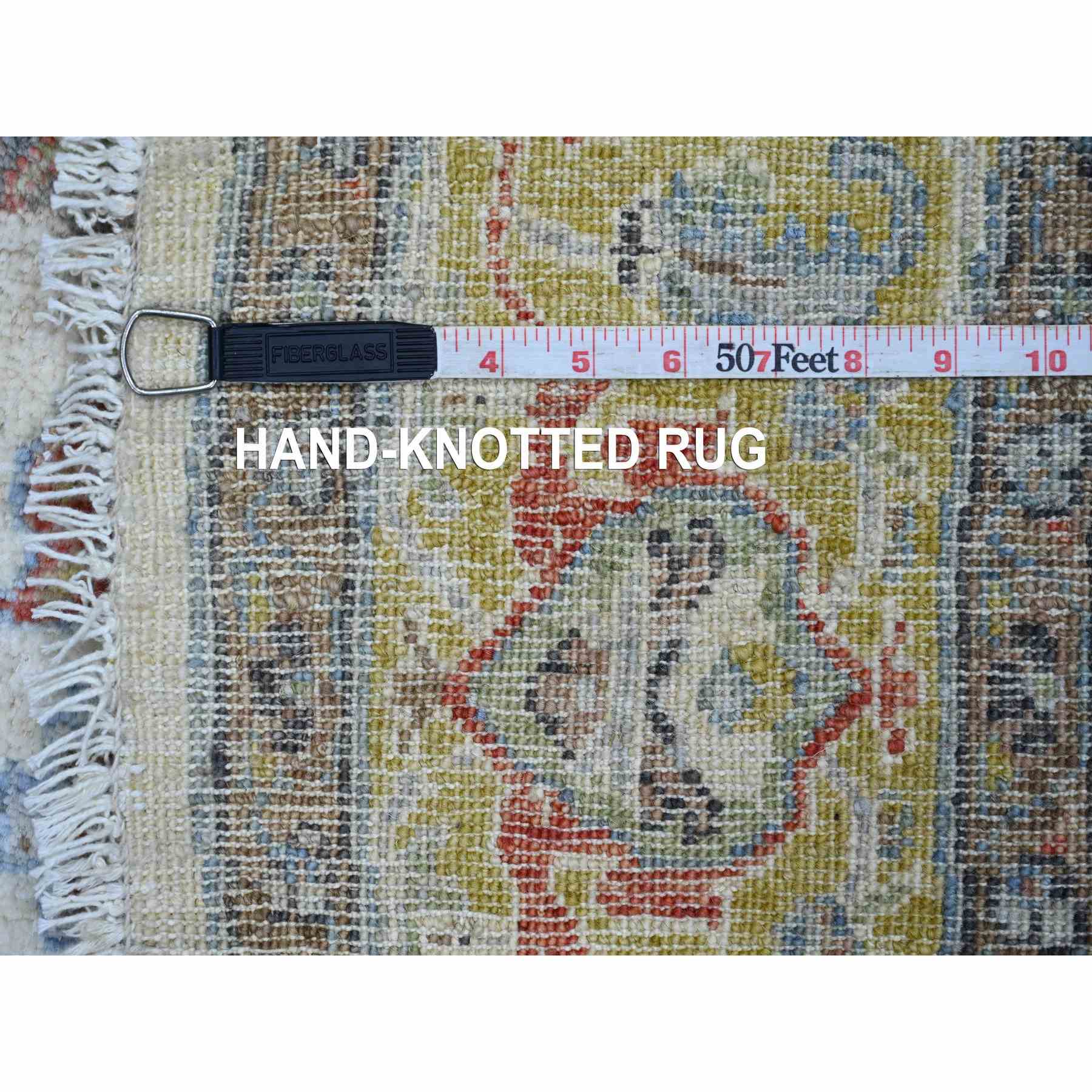 Oushak-And-Peshawar-Hand-Knotted-Rug-107695