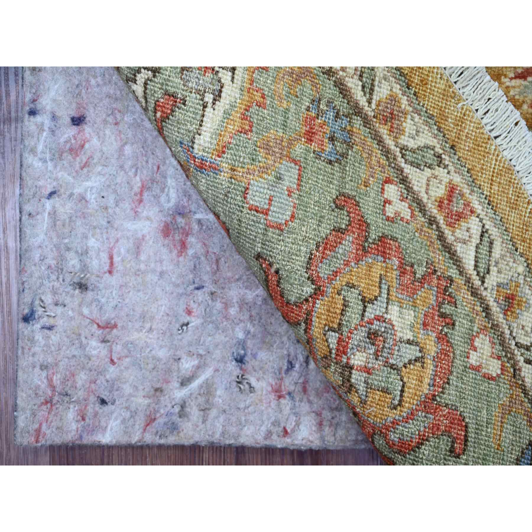 Oushak-And-Peshawar-Hand-Knotted-Rug-107700