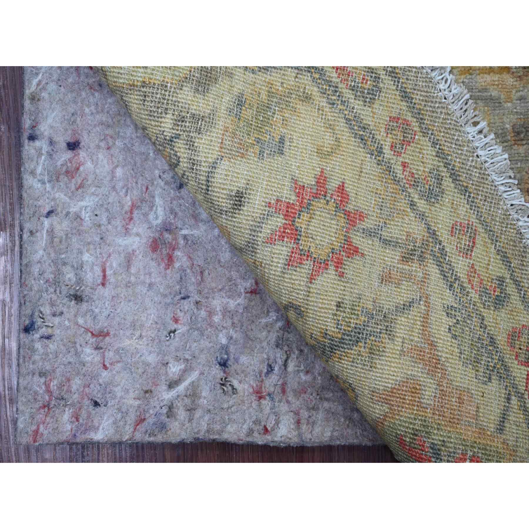 Oushak-And-Peshawar-Hand-Knotted-Rug-107705