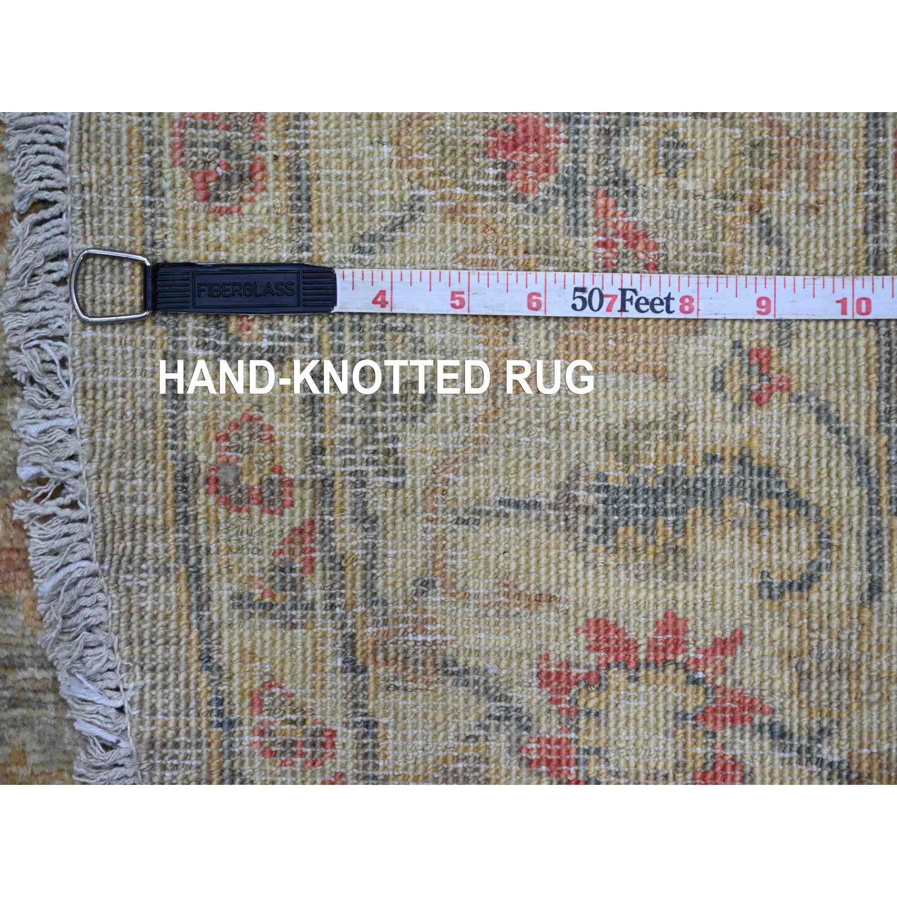 Oushak-And-Peshawar-Hand-Knotted-Rug-107705