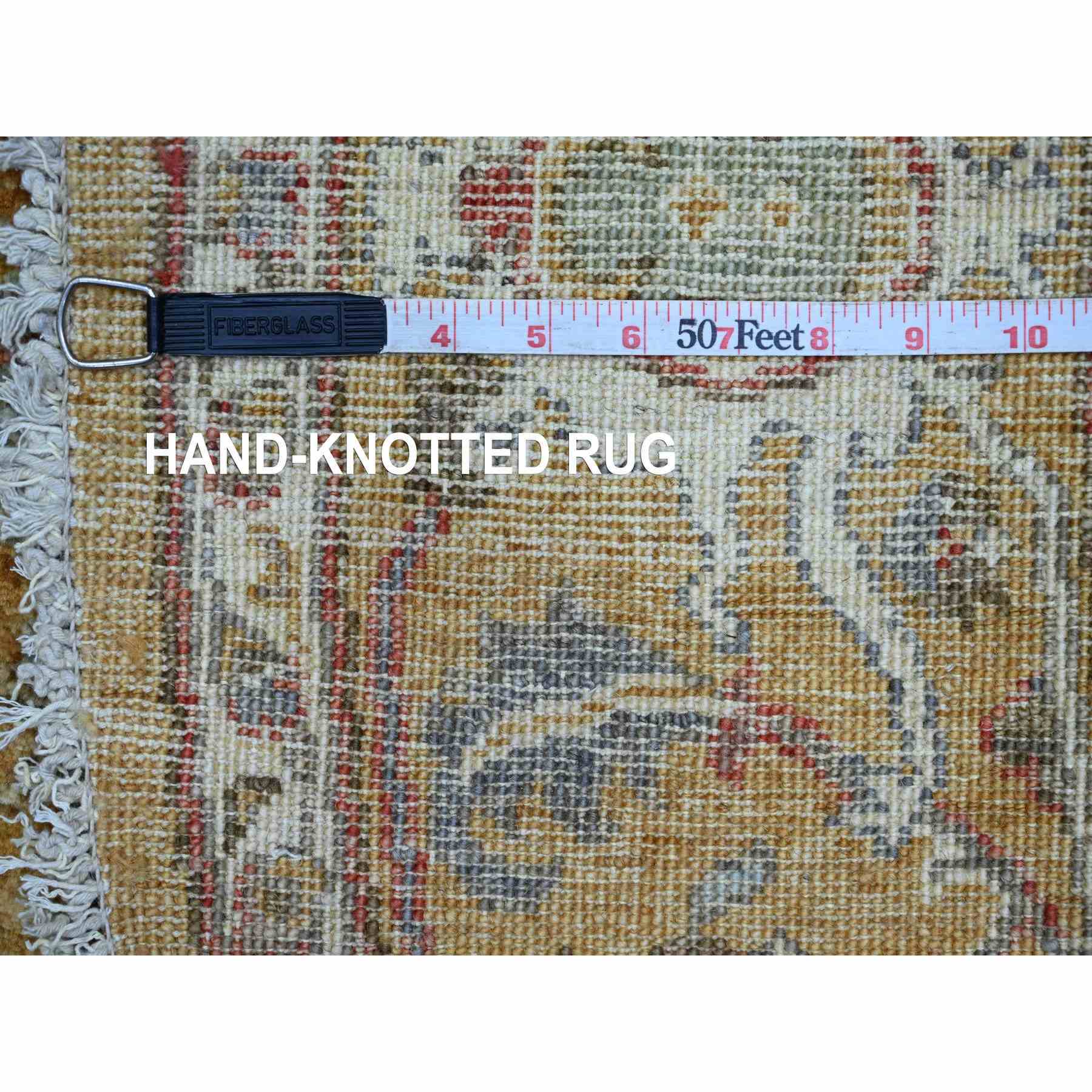 Oushak-And-Peshawar-Hand-Knotted-Rug-107710