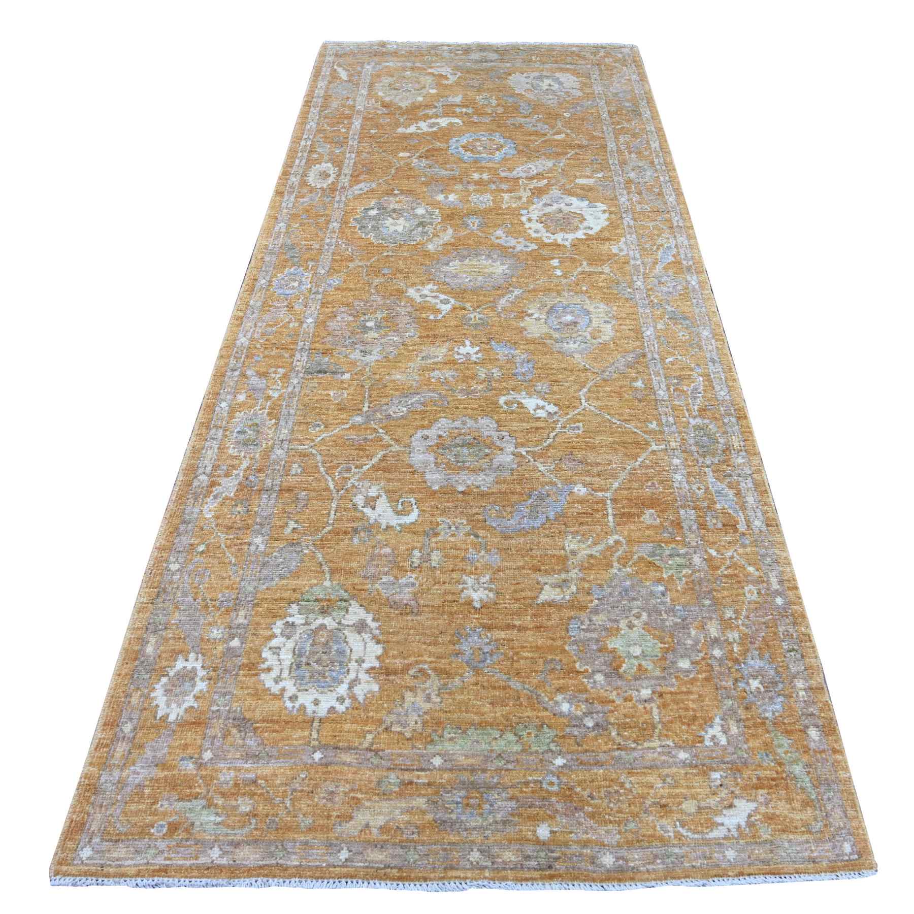 Oushak-And-Peshawar-Hand-Knotted-Rug-107715