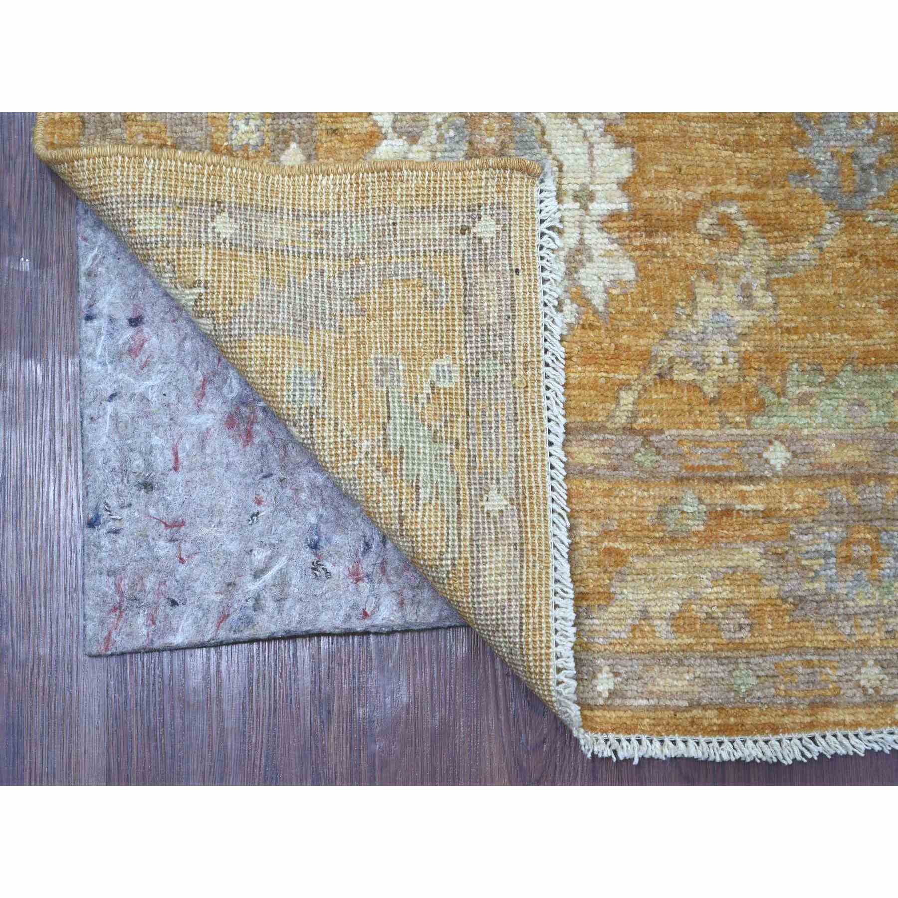 Oushak-And-Peshawar-Hand-Knotted-Rug-107715