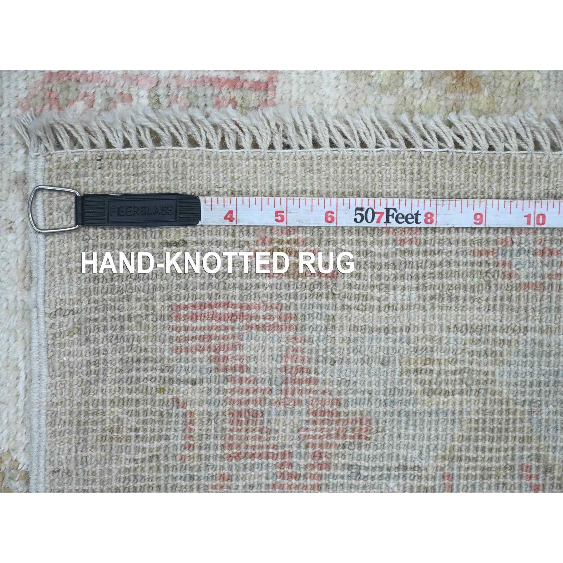 Oushak-And-Peshawar-Hand-Knotted-Rug-107720
