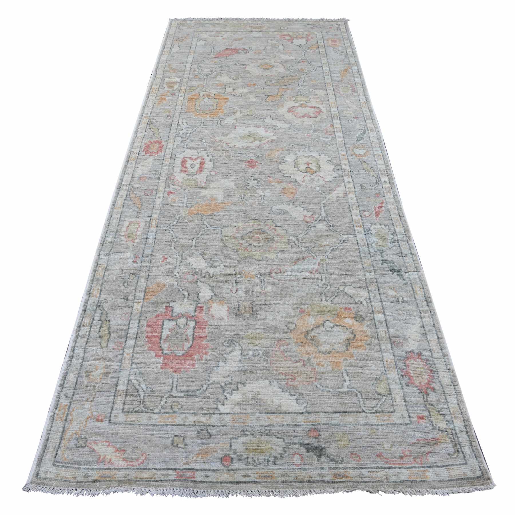 Oushak-And-Peshawar-Hand-Knotted-Rug-107730