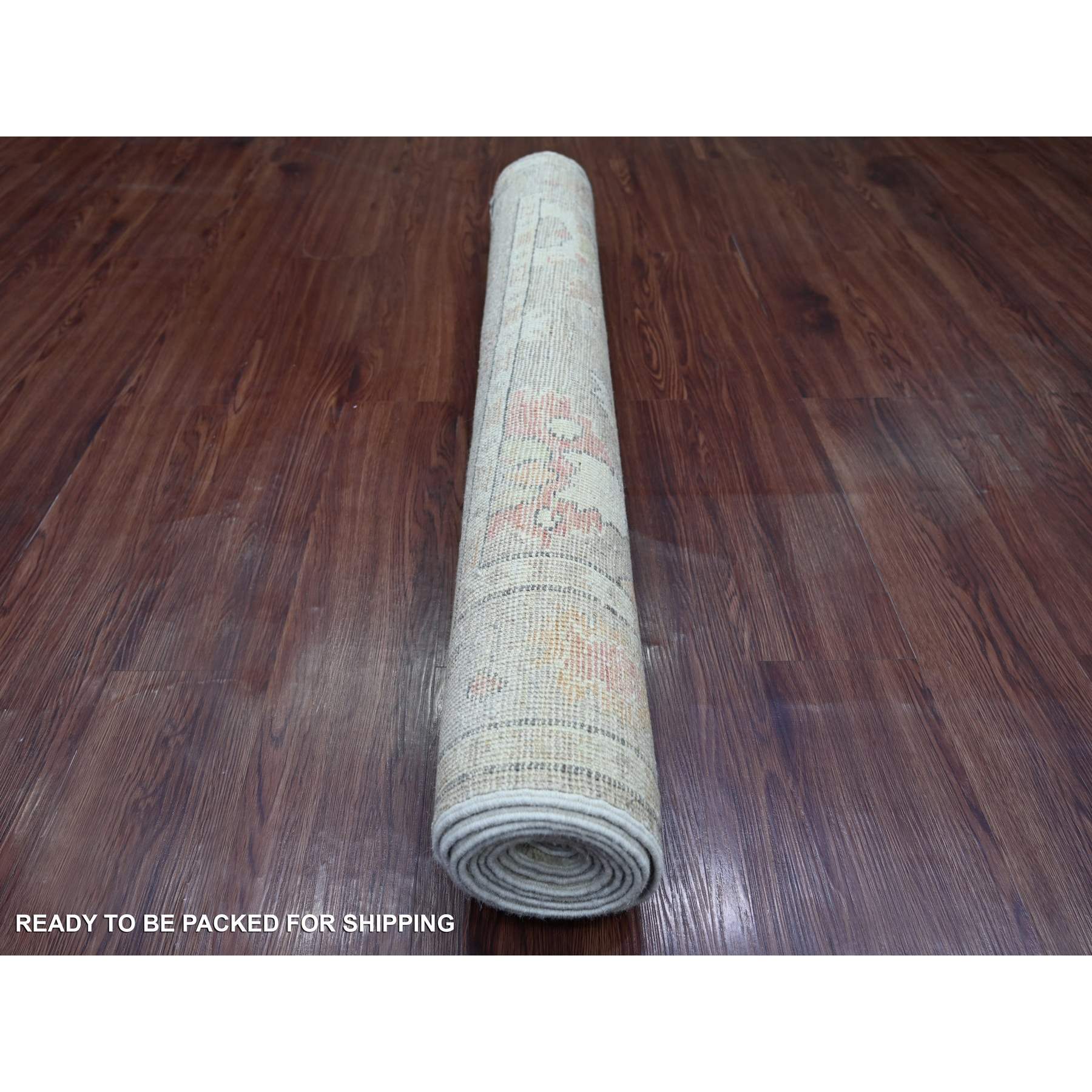 Oushak-And-Peshawar-Hand-Knotted-Rug-107730