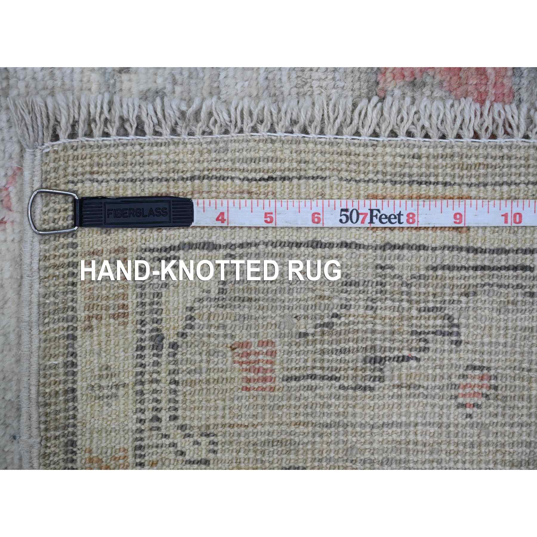Oushak-And-Peshawar-Hand-Knotted-Rug-107730