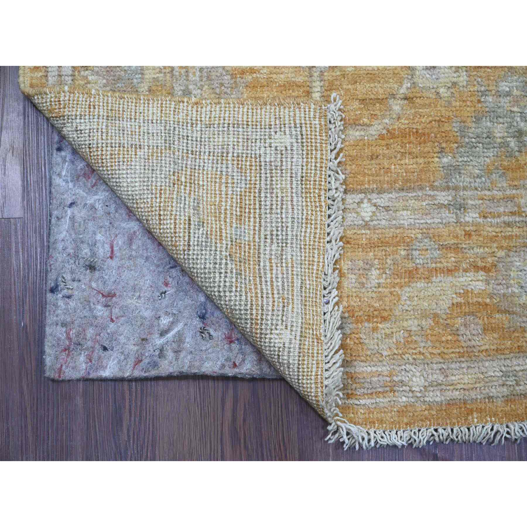 Oushak-And-Peshawar-Hand-Knotted-Rug-107735