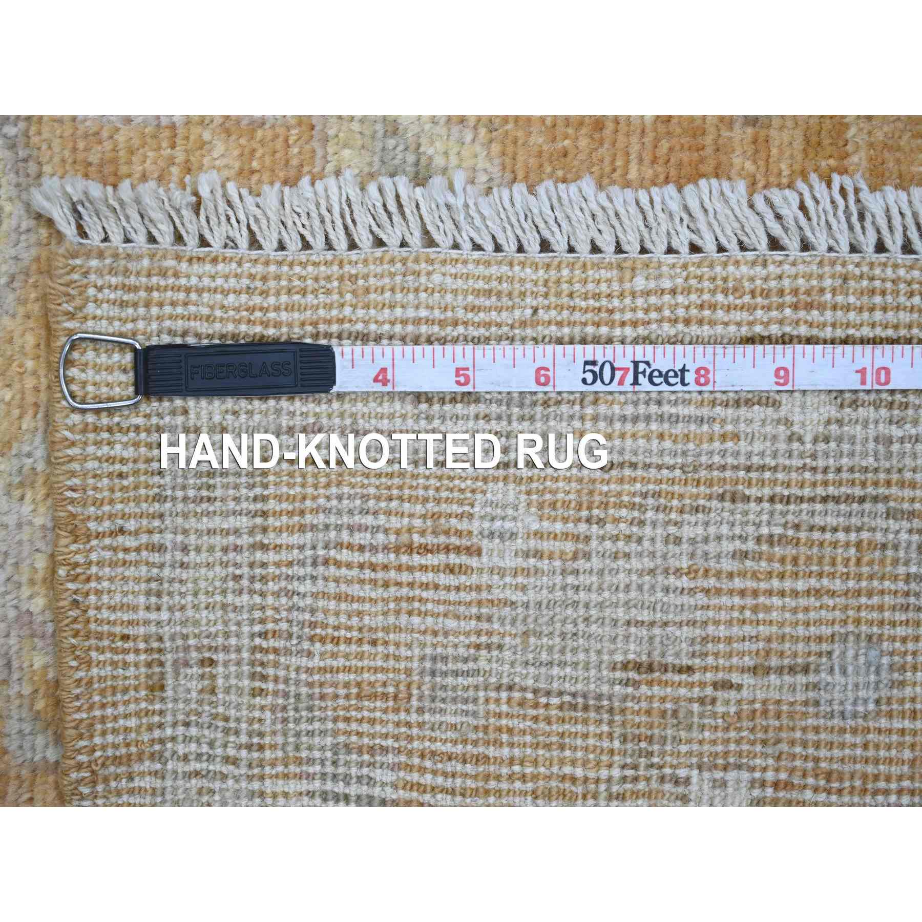 Oushak-And-Peshawar-Hand-Knotted-Rug-107735