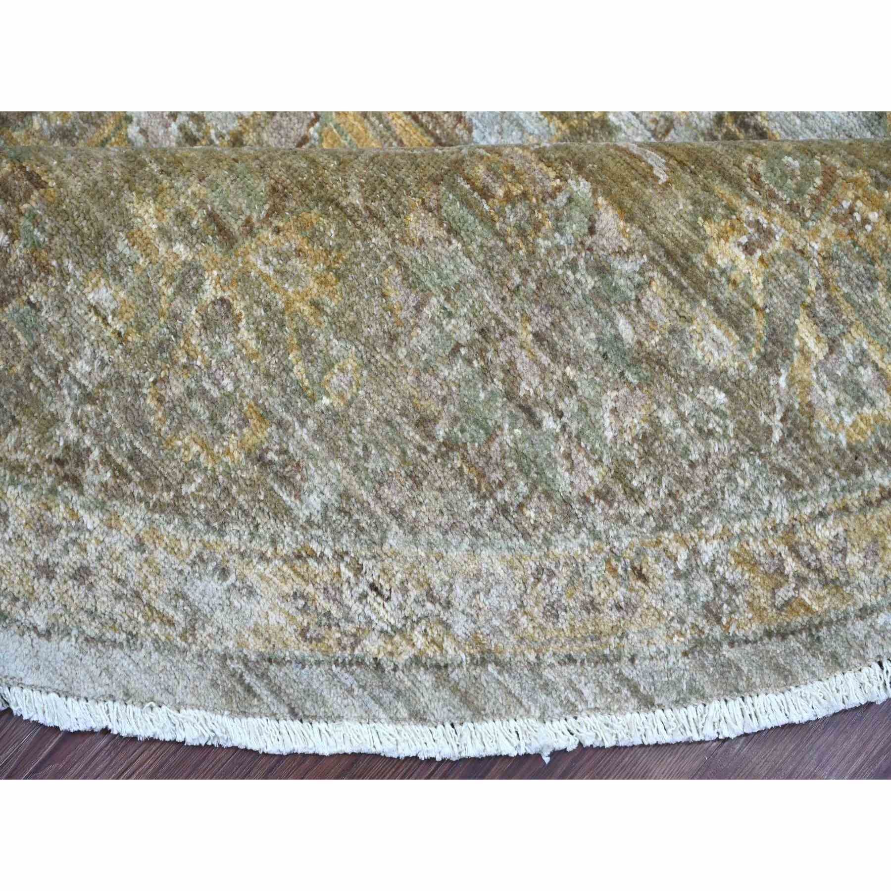 Oushak-And-Peshawar-Hand-Knotted-Rug-107740
