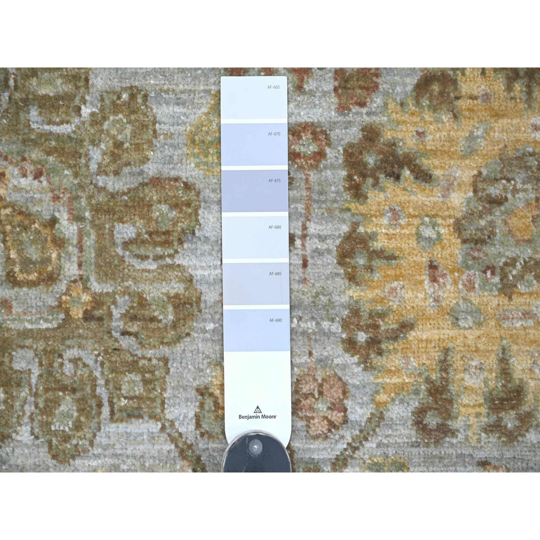 Oushak-And-Peshawar-Hand-Knotted-Rug-107740