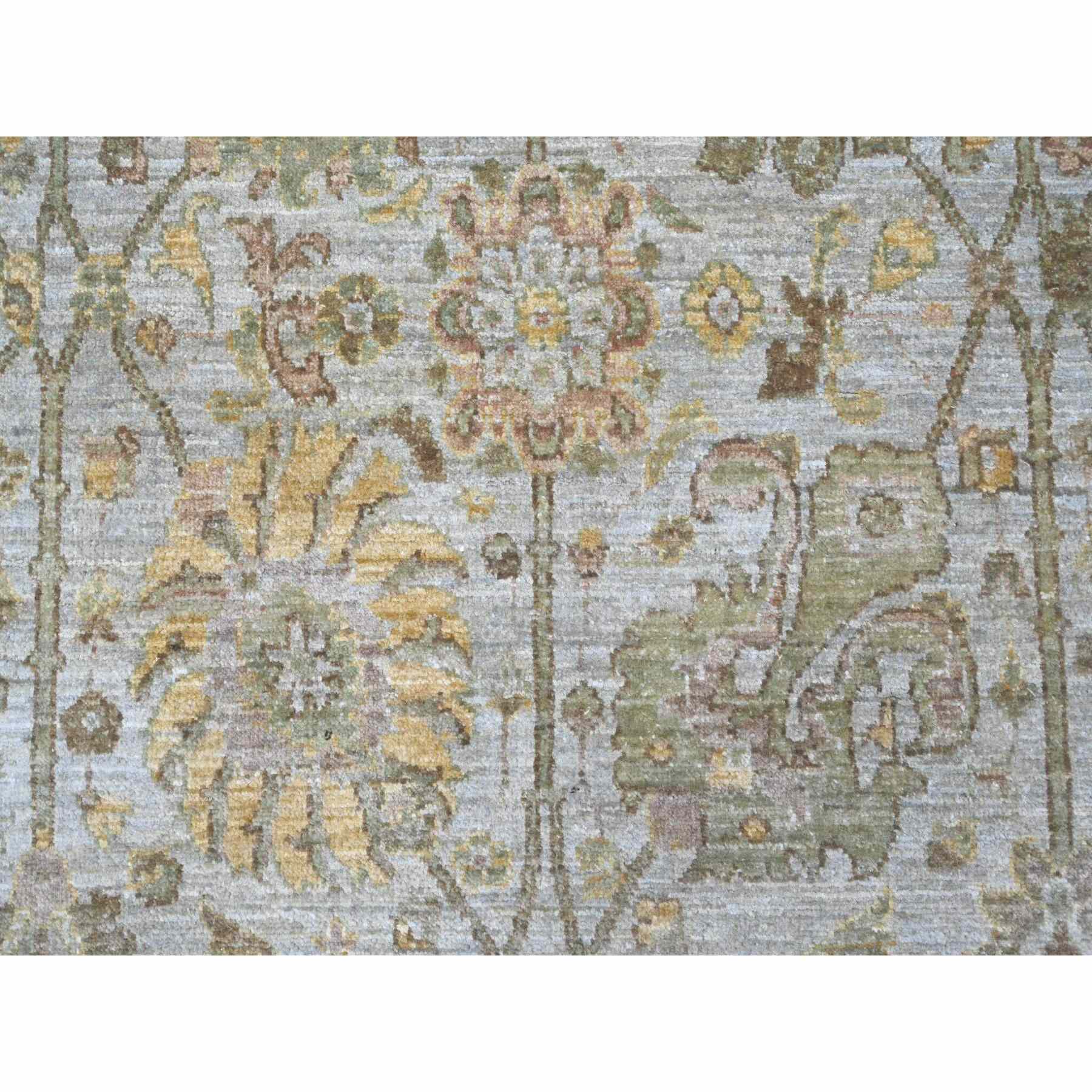 Oushak-And-Peshawar-Hand-Knotted-Rug-107740