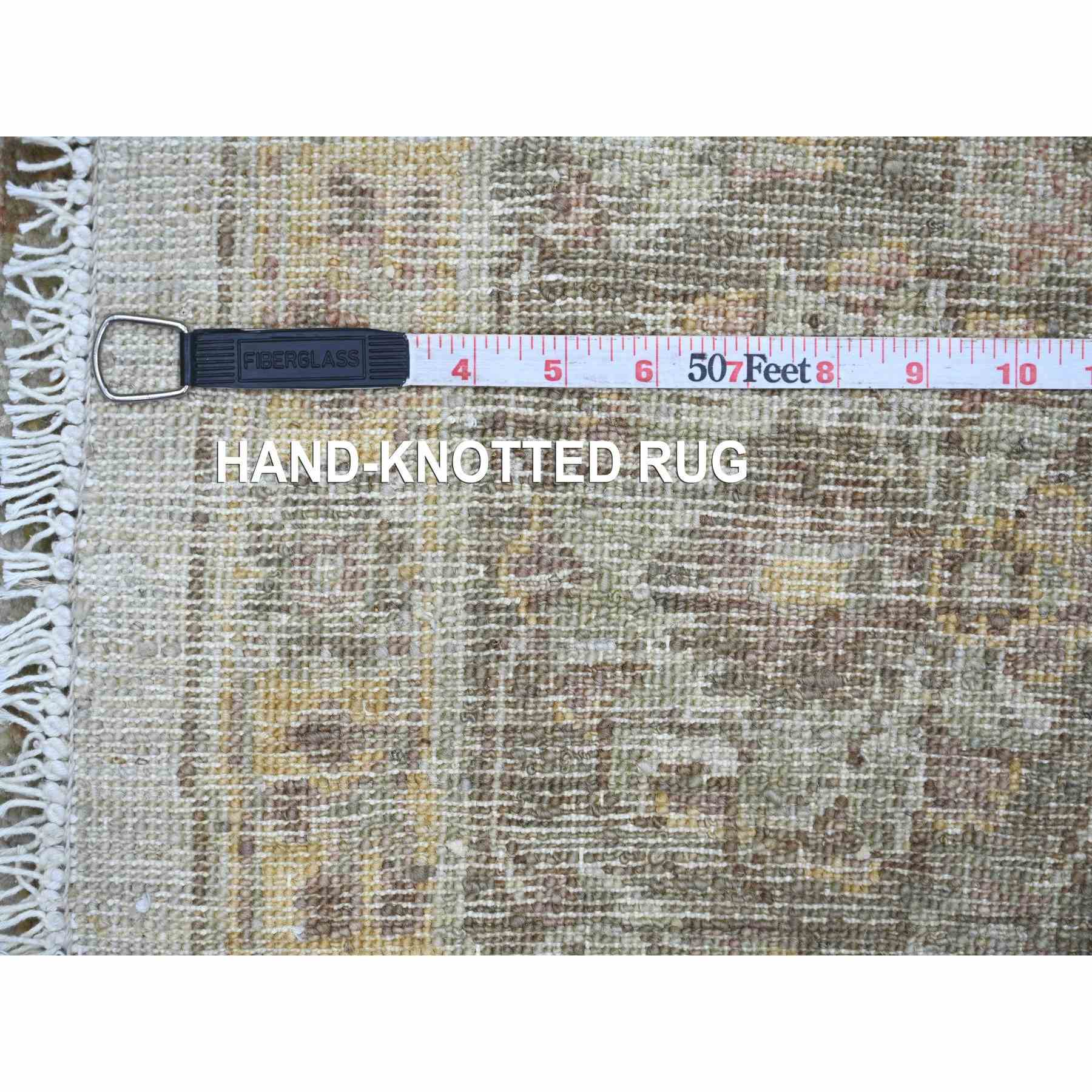 Oushak-And-Peshawar-Hand-Knotted-Rug-107740