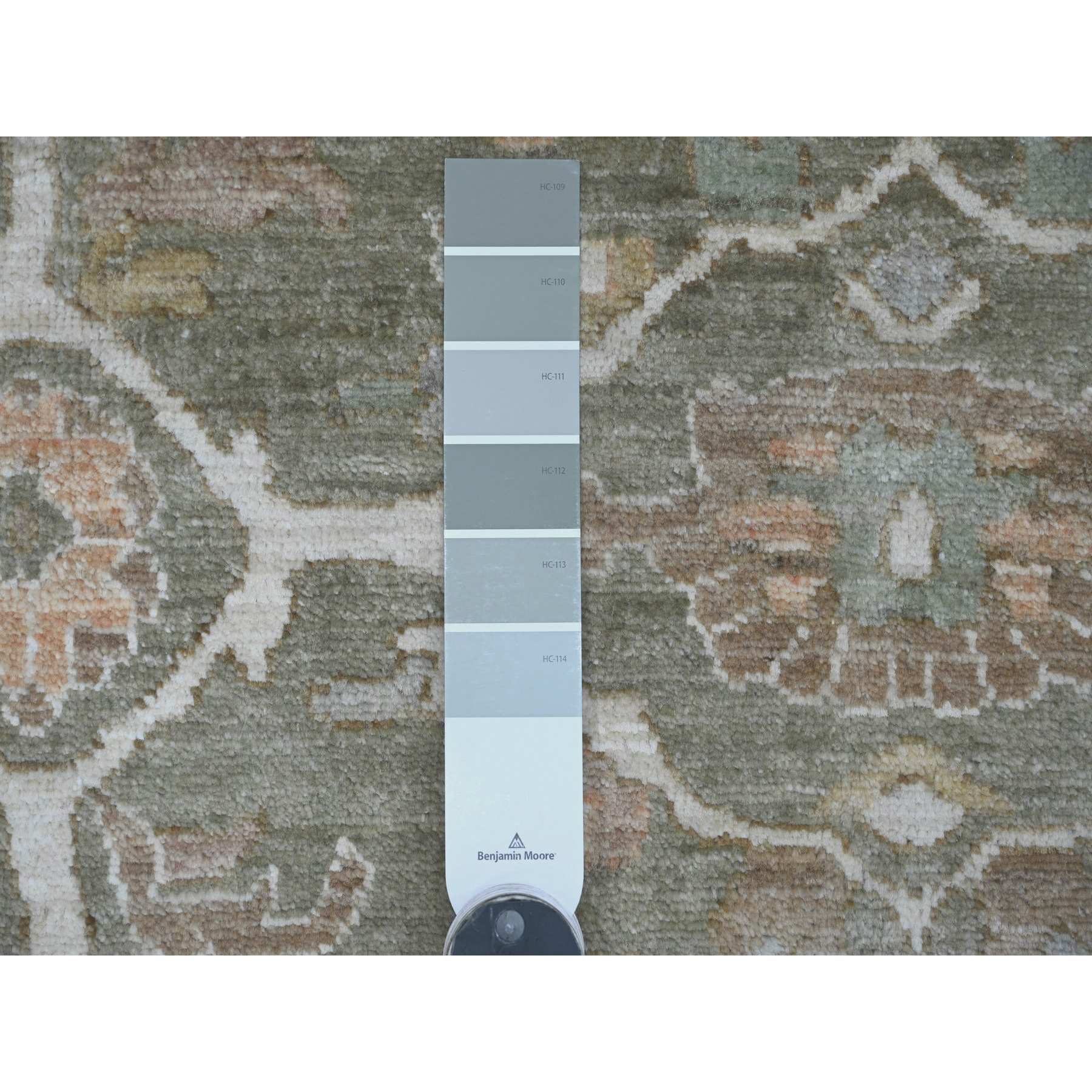 Oushak-And-Peshawar-Hand-Knotted-Rug-107745