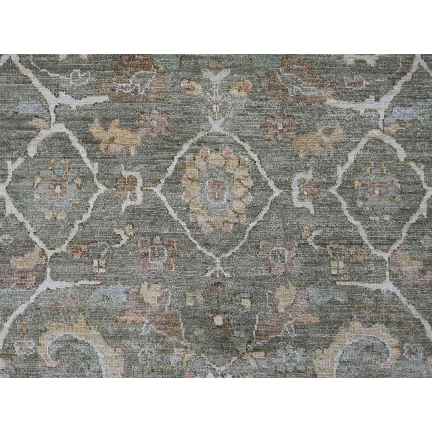 Oushak-And-Peshawar-Hand-Knotted-Rug-107745