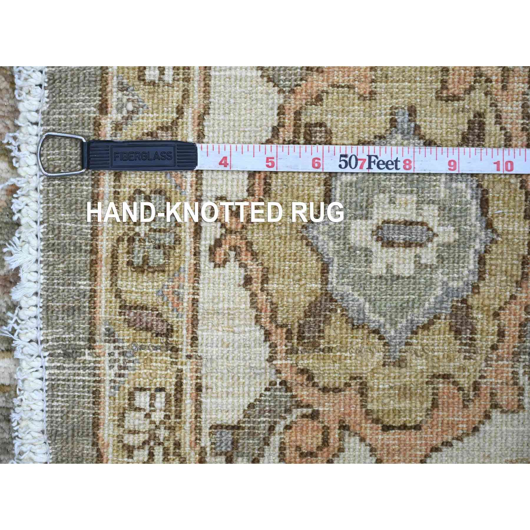 Oushak-And-Peshawar-Hand-Knotted-Rug-107745