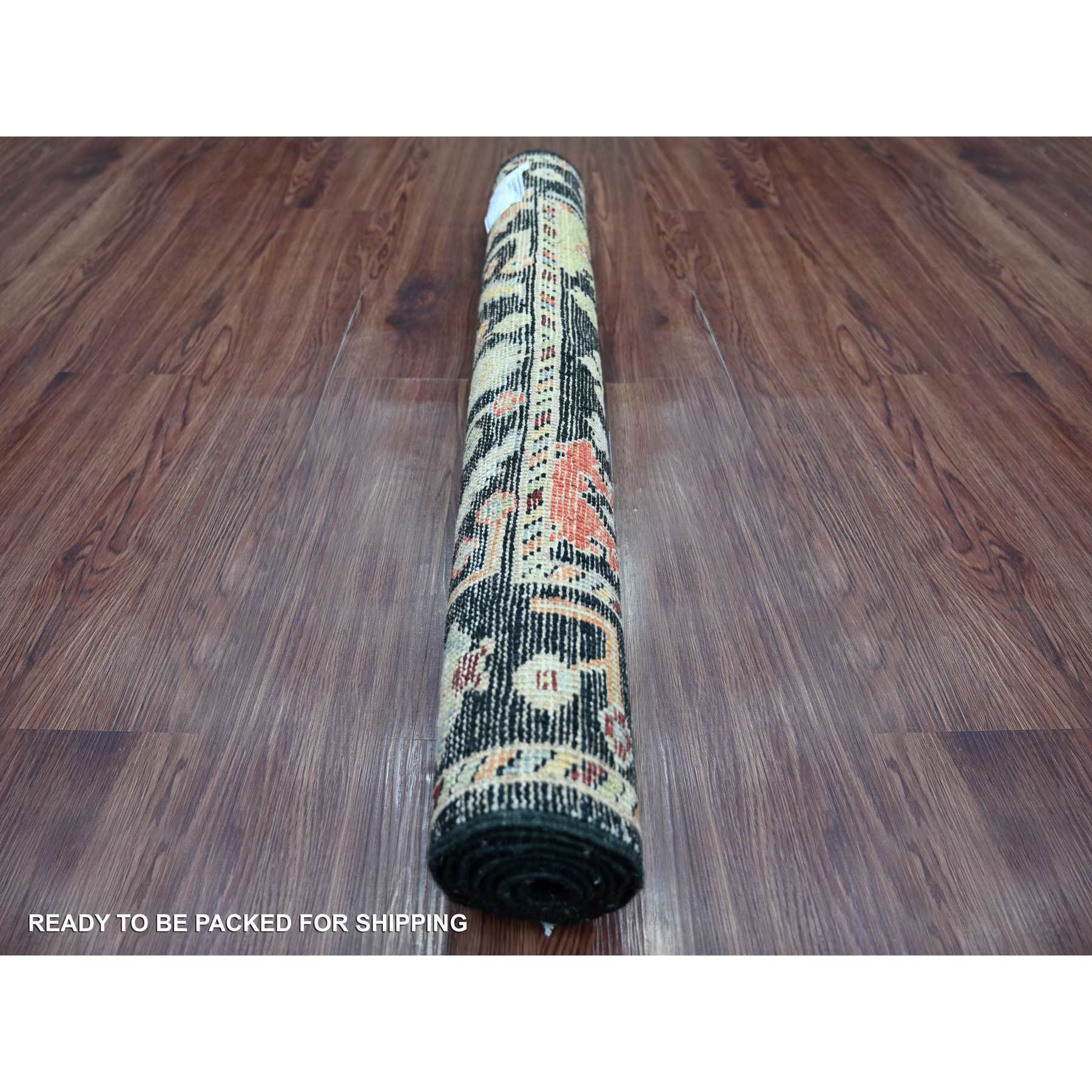 Oushak-And-Peshawar-Hand-Knotted-Rug-107780