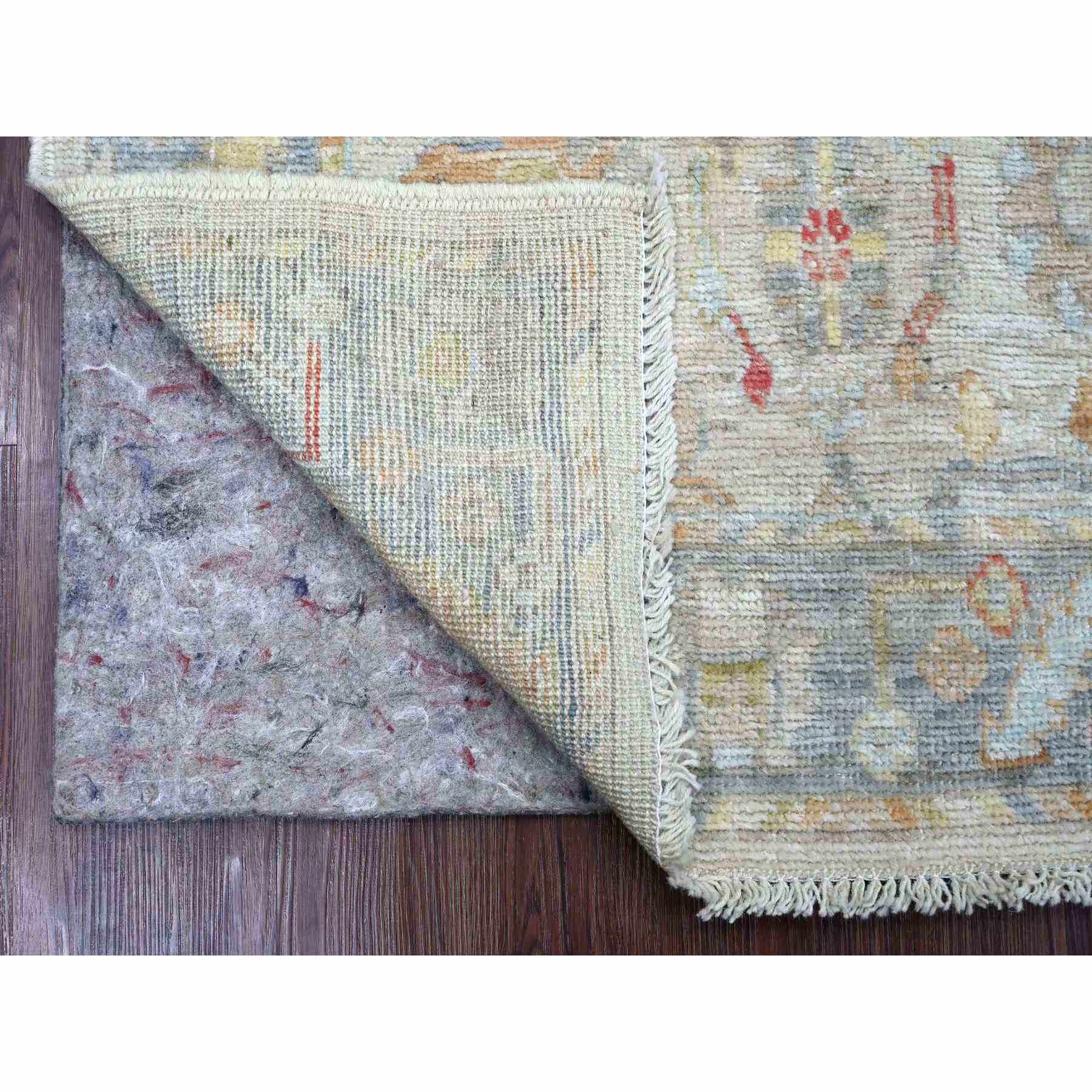 Oushak-And-Peshawar-Hand-Knotted-Rug-107785