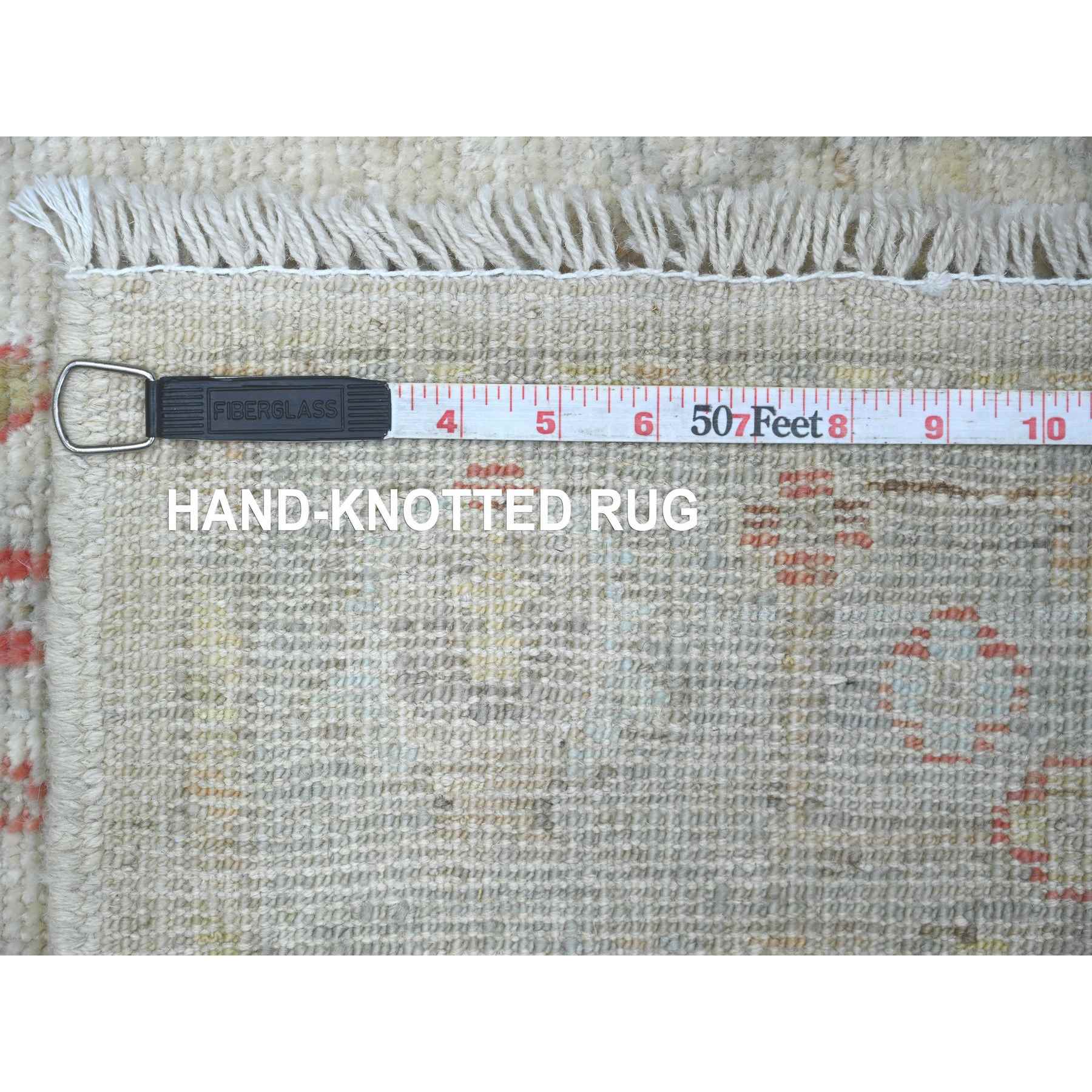 Oushak-And-Peshawar-Hand-Knotted-Rug-107785