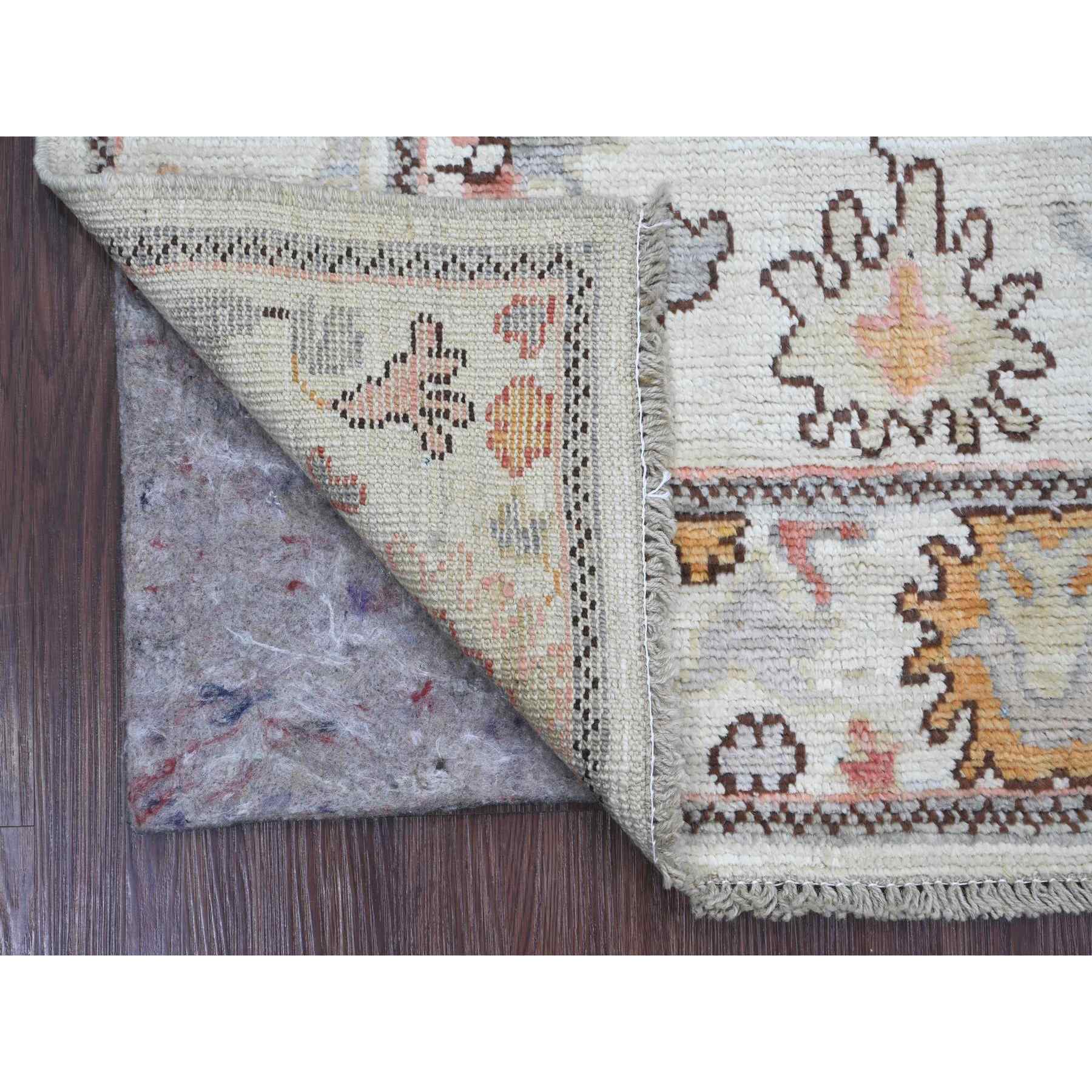 Oushak-And-Peshawar-Hand-Knotted-Rug-107795