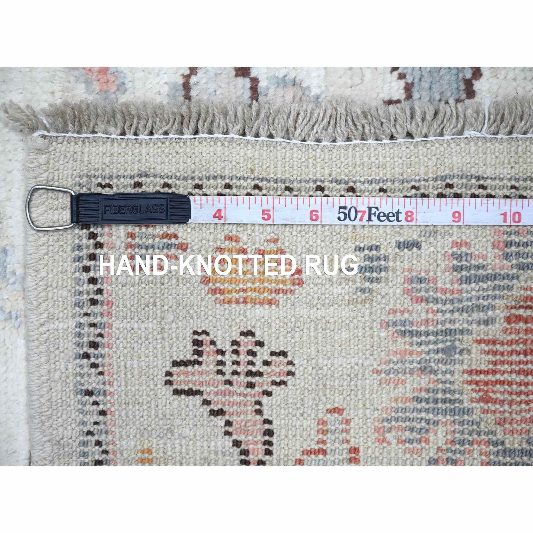 Oushak-And-Peshawar-Hand-Knotted-Rug-107795