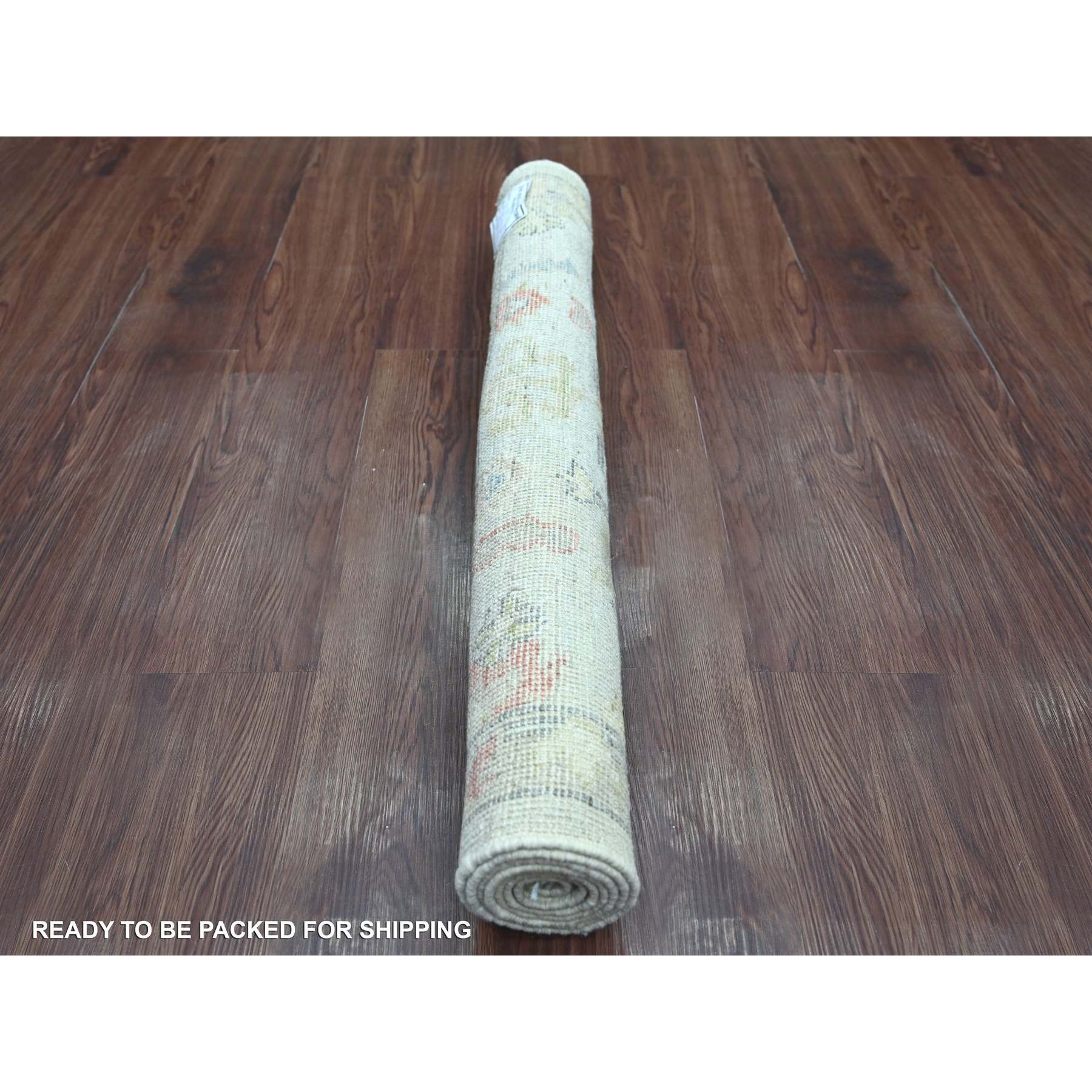 Oushak-And-Peshawar-Hand-Knotted-Rug-107810