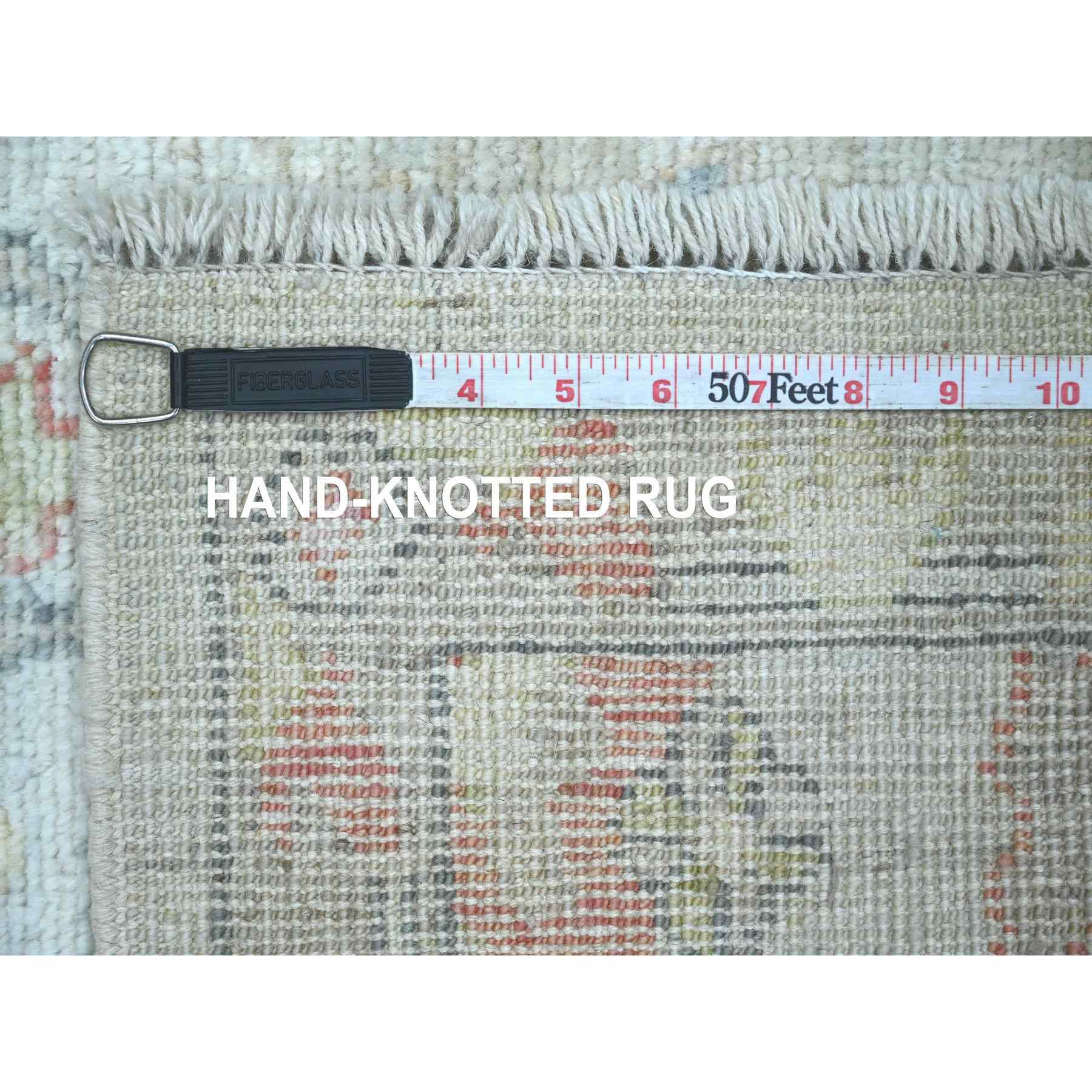 Oushak-And-Peshawar-Hand-Knotted-Rug-107810