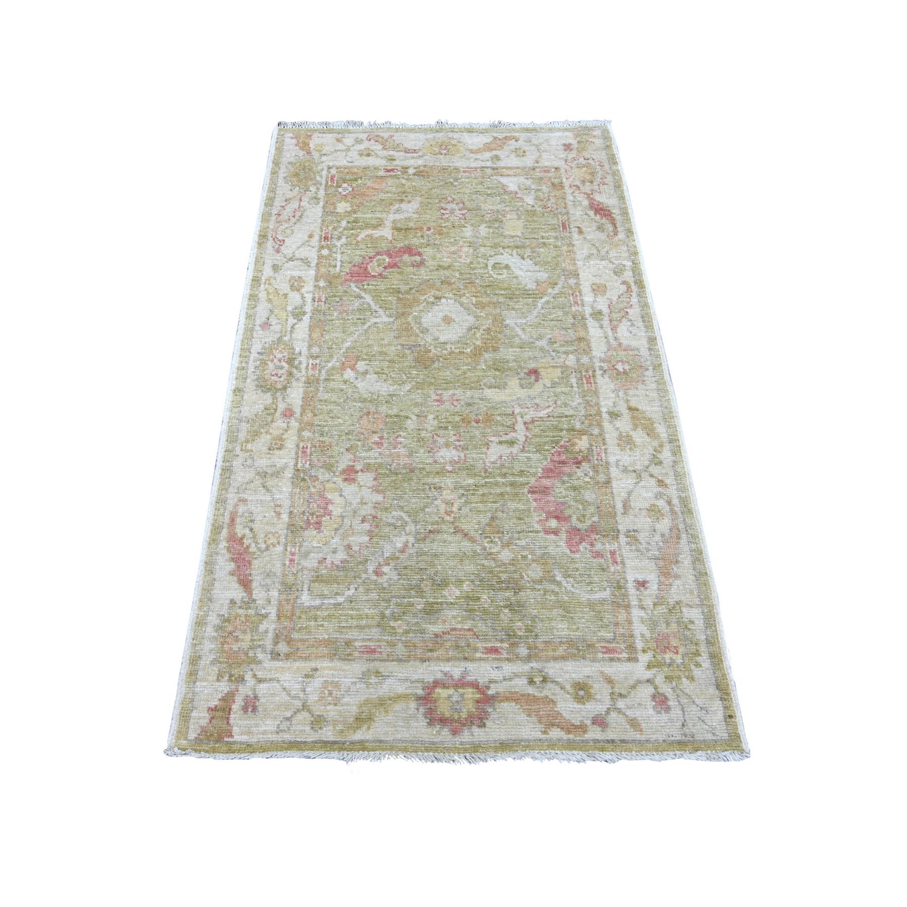 Oushak-And-Peshawar-Hand-Knotted-Rug-107815