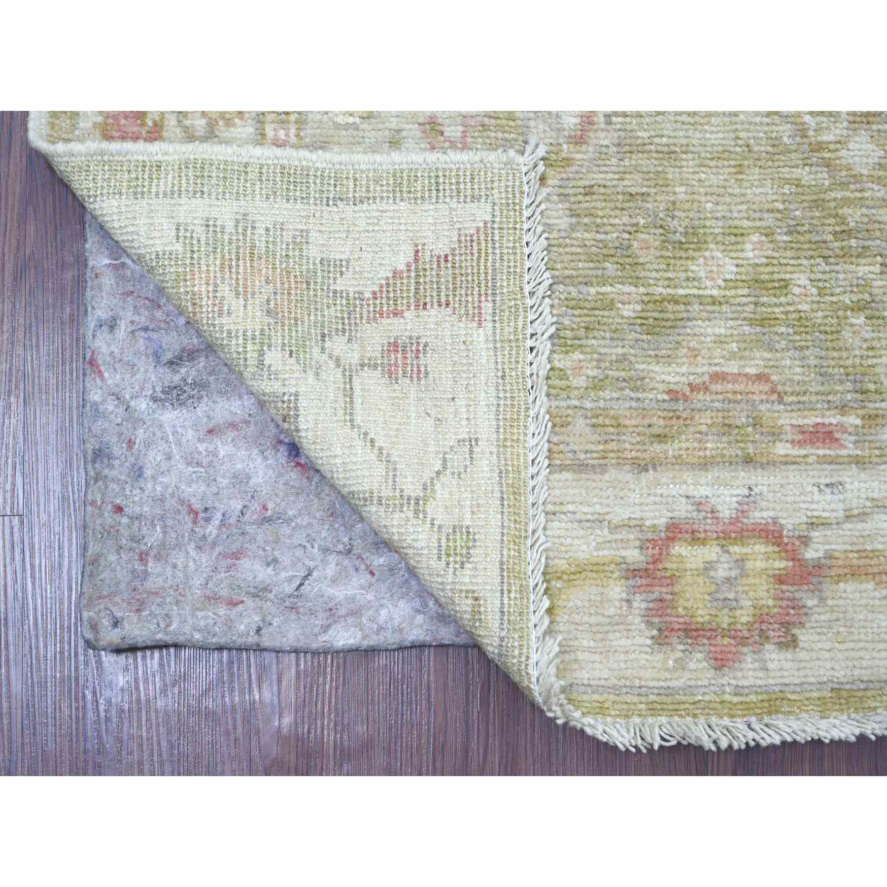 Oushak-And-Peshawar-Hand-Knotted-Rug-107815