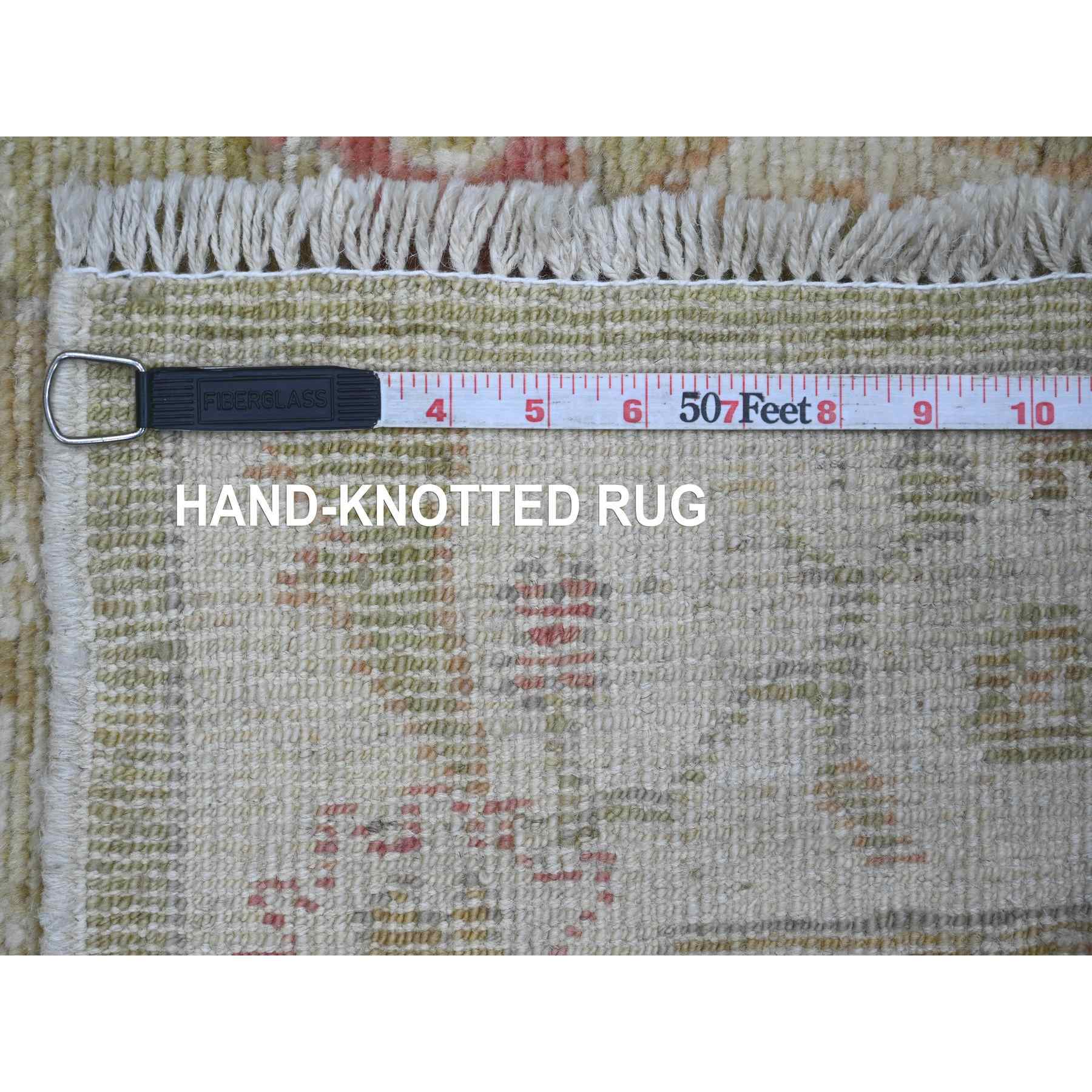 Oushak-And-Peshawar-Hand-Knotted-Rug-107815