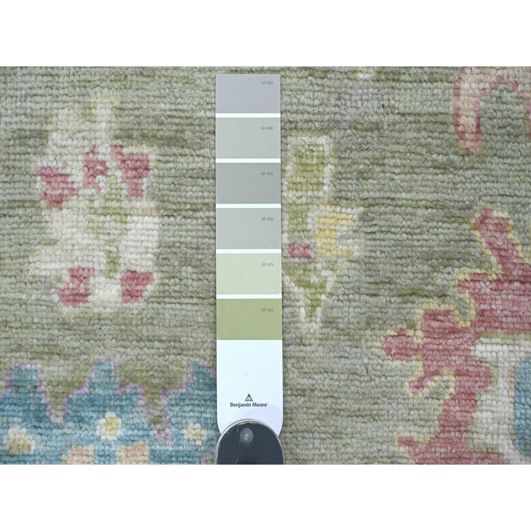 Oushak-And-Peshawar-Hand-Knotted-Rug-107820