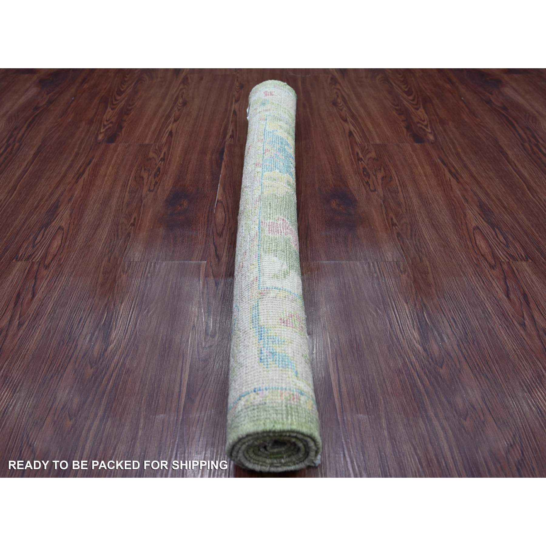 Oushak-And-Peshawar-Hand-Knotted-Rug-107820