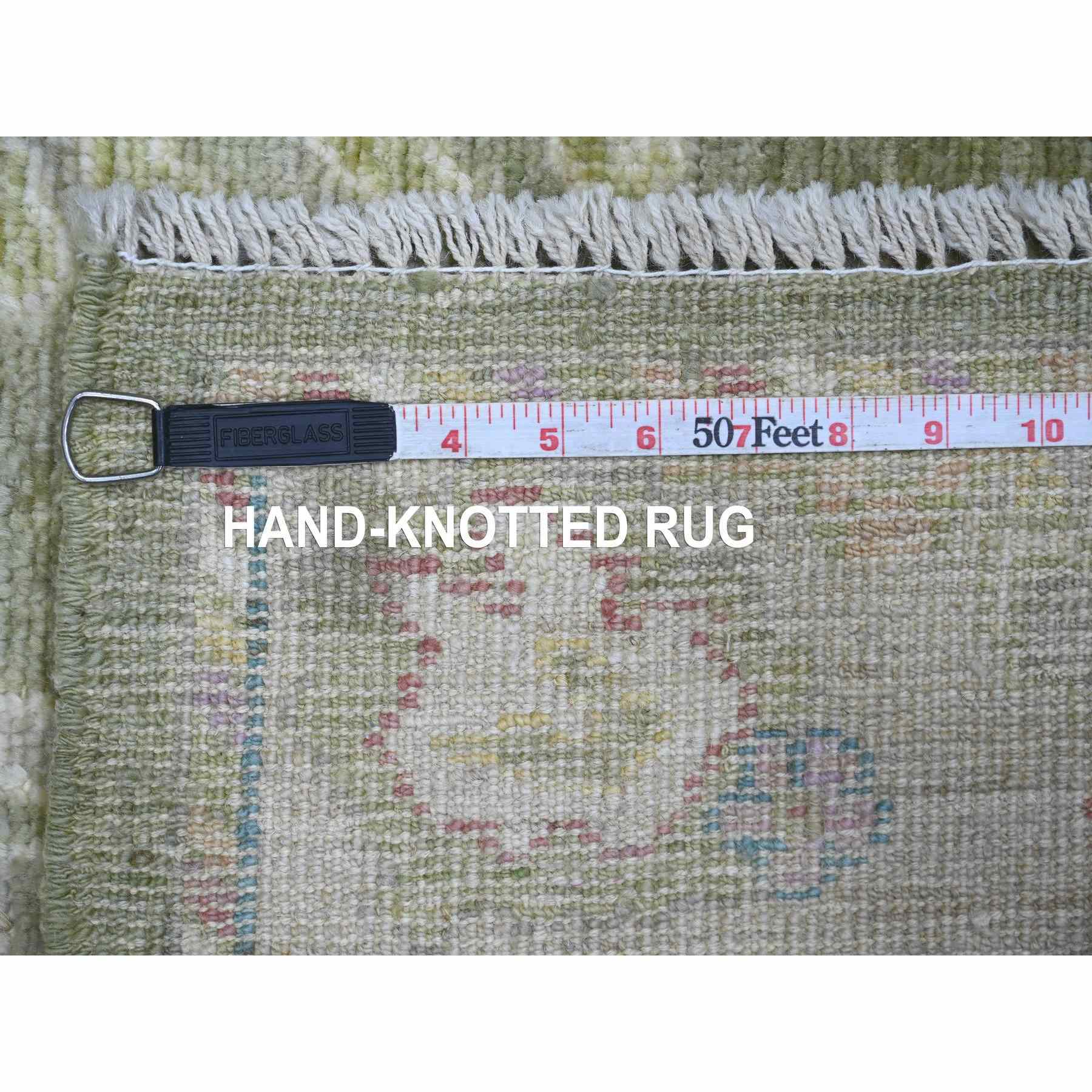 Oushak-And-Peshawar-Hand-Knotted-Rug-107820