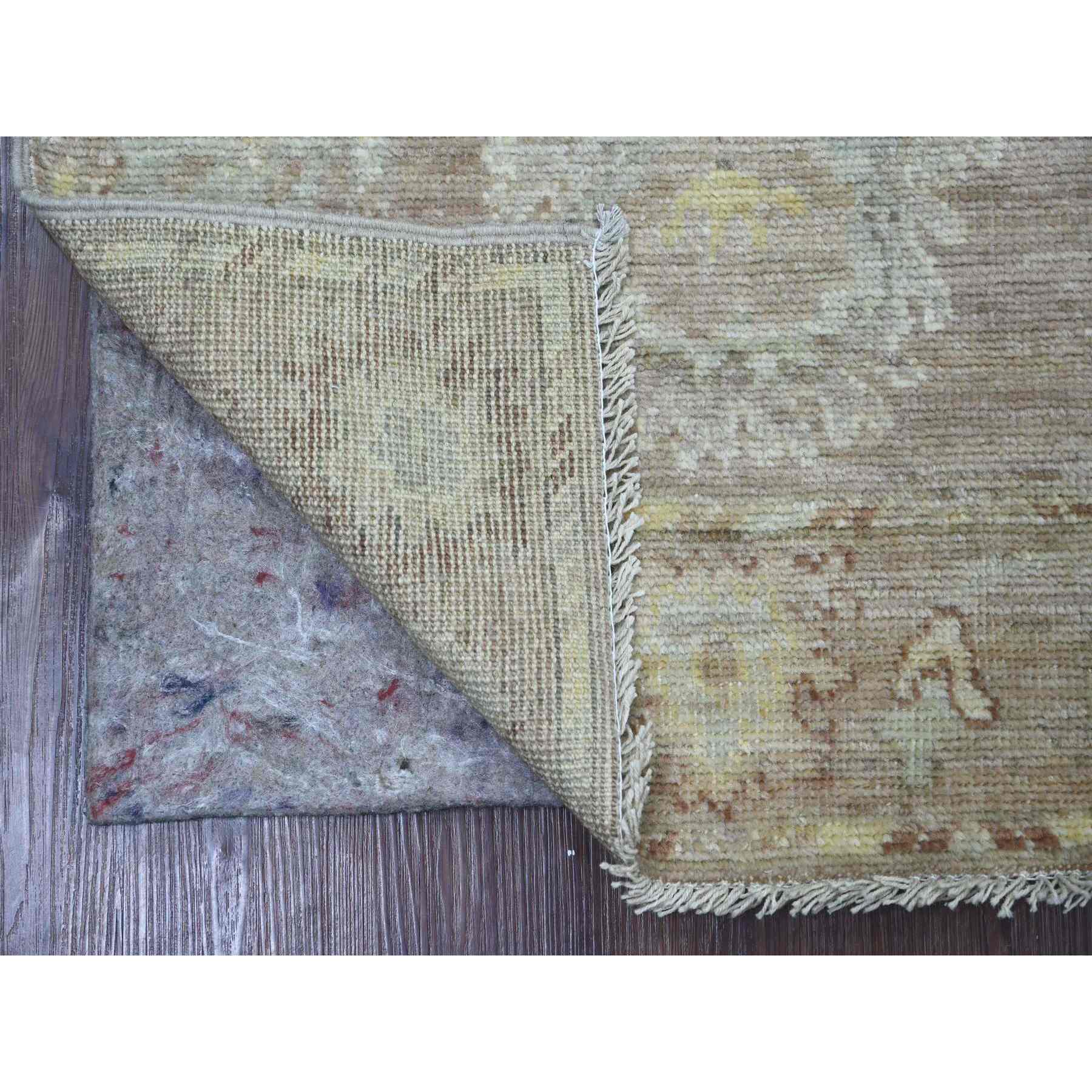 Oushak-And-Peshawar-Hand-Knotted-Rug-107825