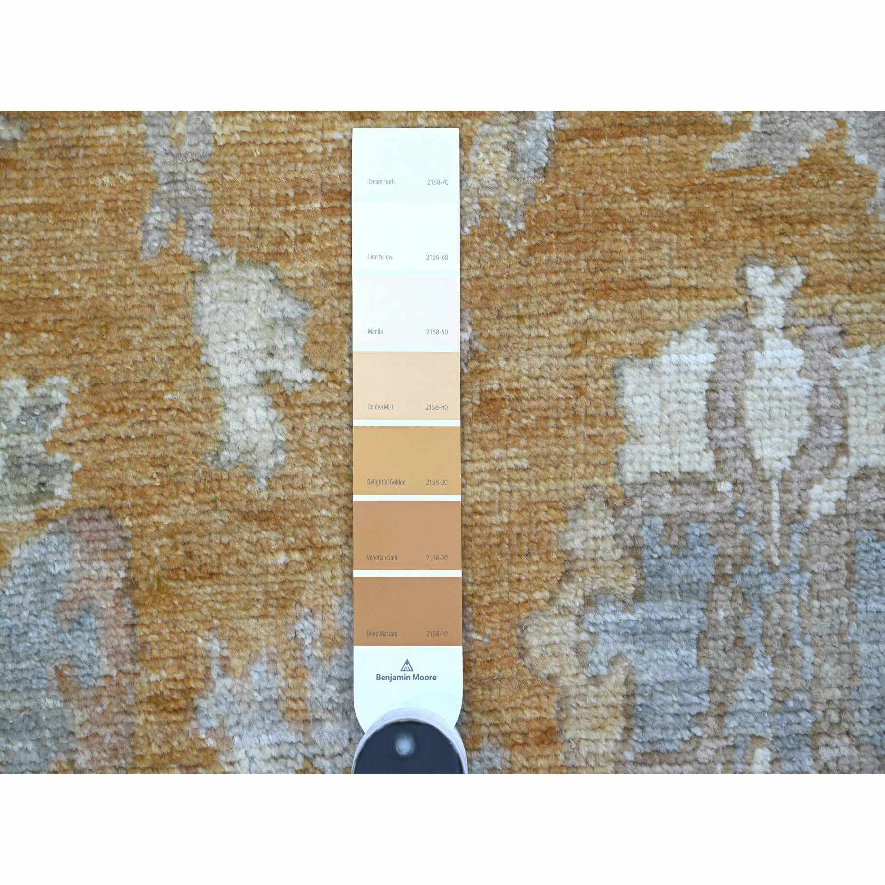 Oushak-And-Peshawar-Hand-Knotted-Rug-107830