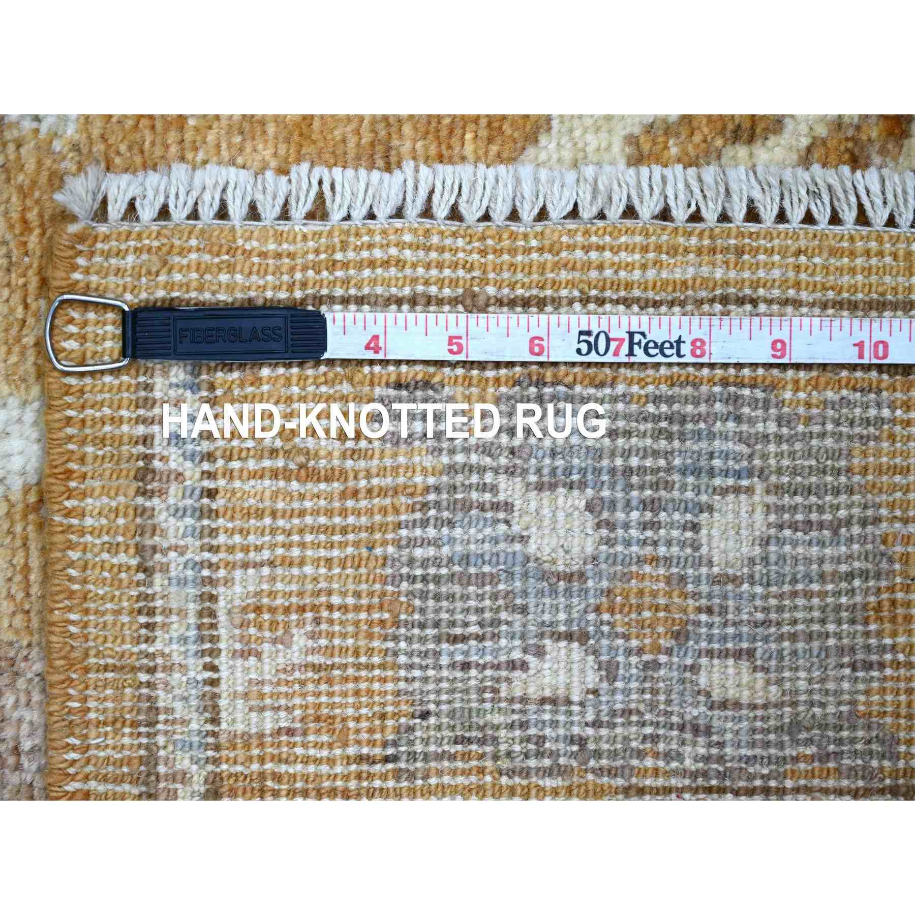 Oushak-And-Peshawar-Hand-Knotted-Rug-107830