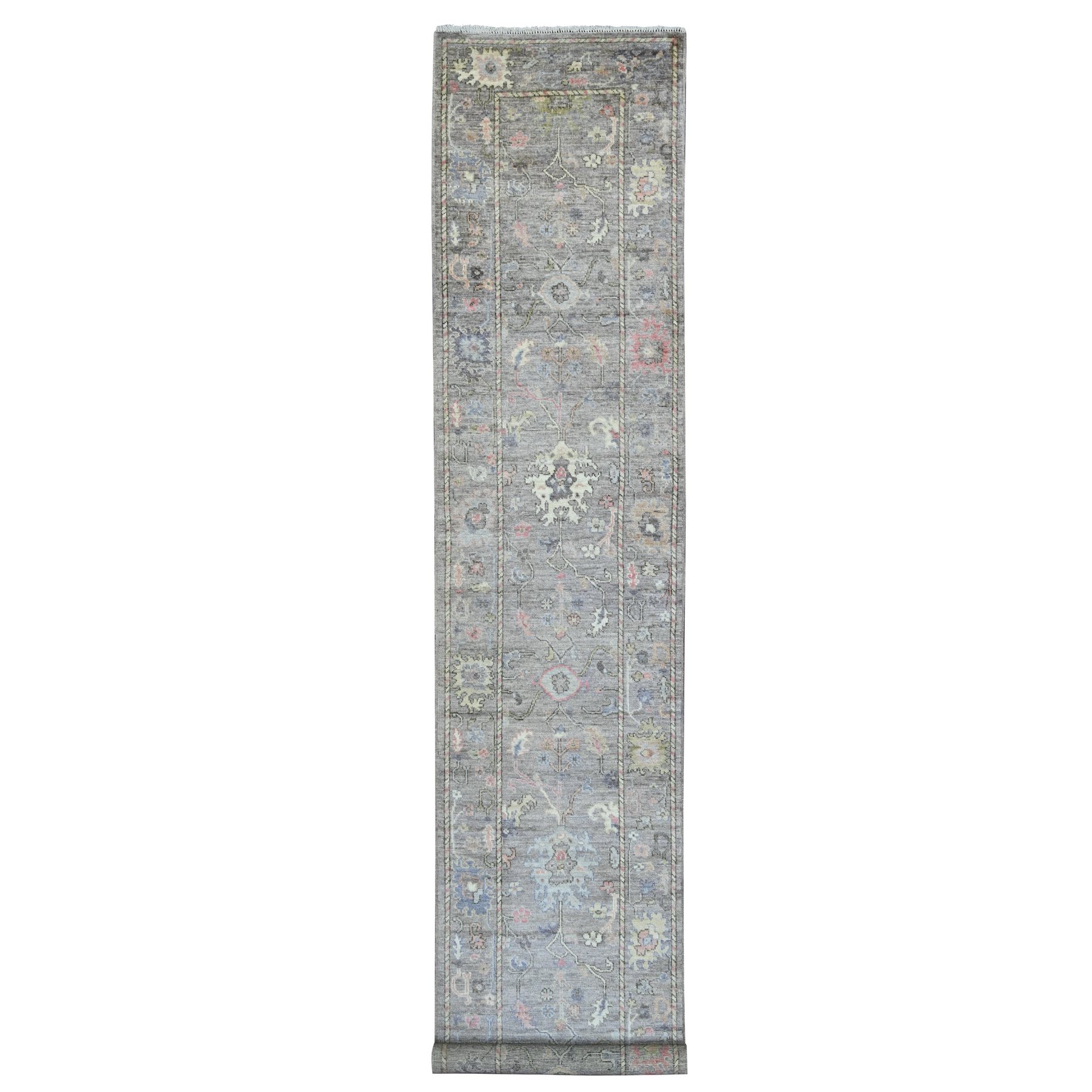 Oushak-And-Peshawar-Hand-Knotted-Rug-107840