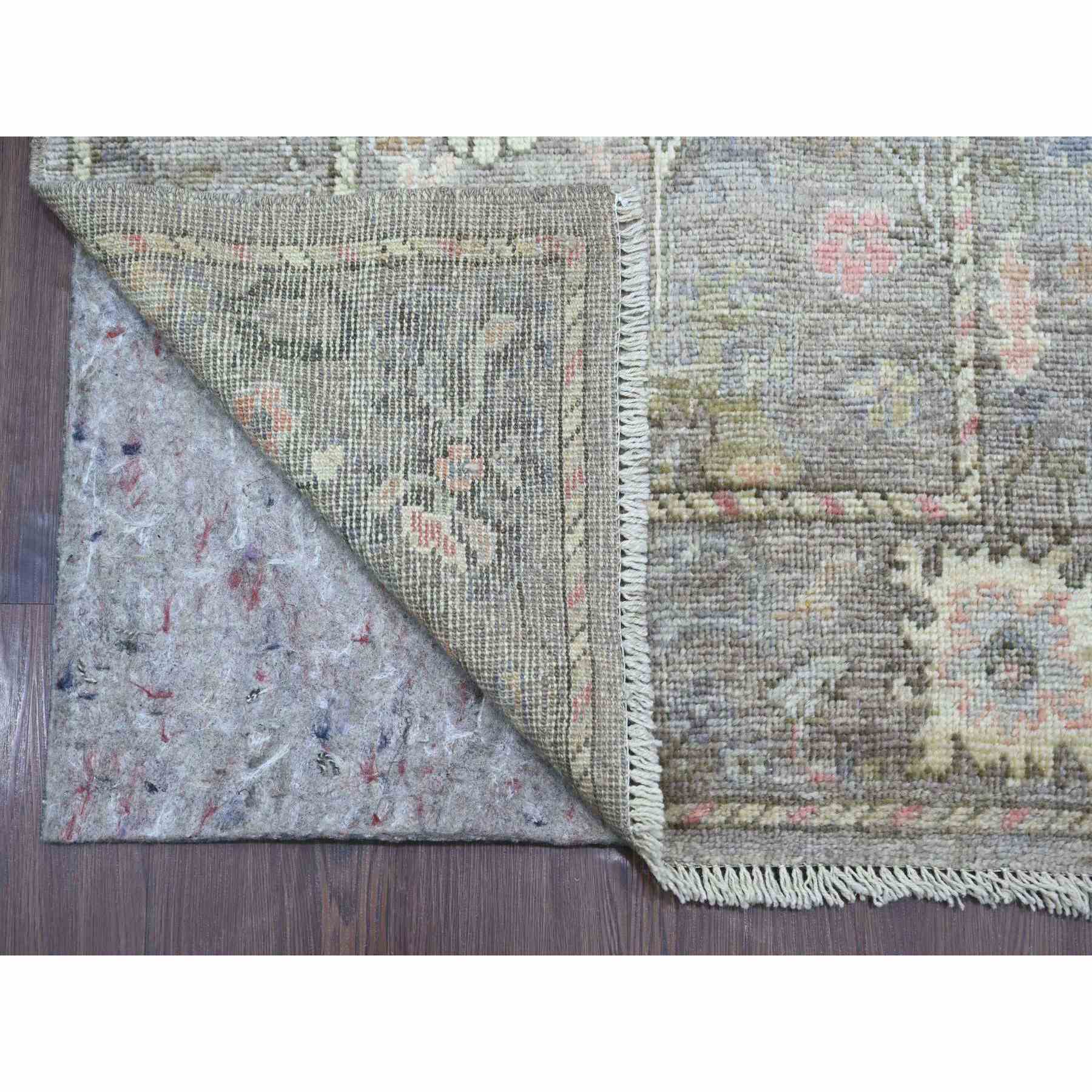 Oushak-And-Peshawar-Hand-Knotted-Rug-107840