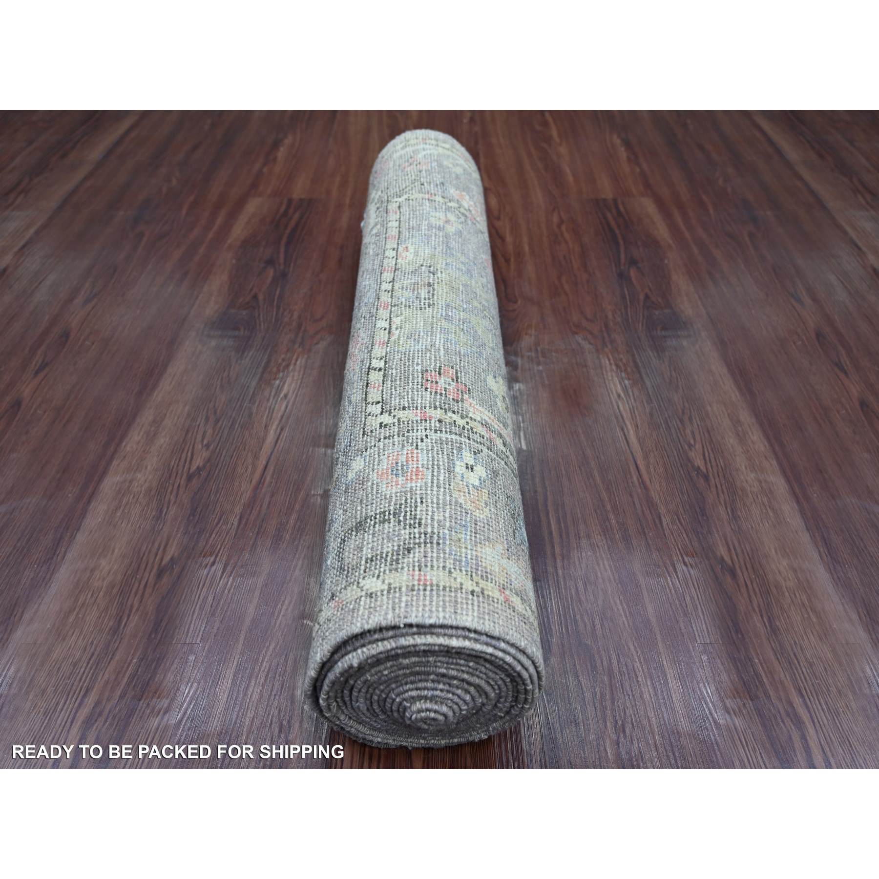 Oushak-And-Peshawar-Hand-Knotted-Rug-107840