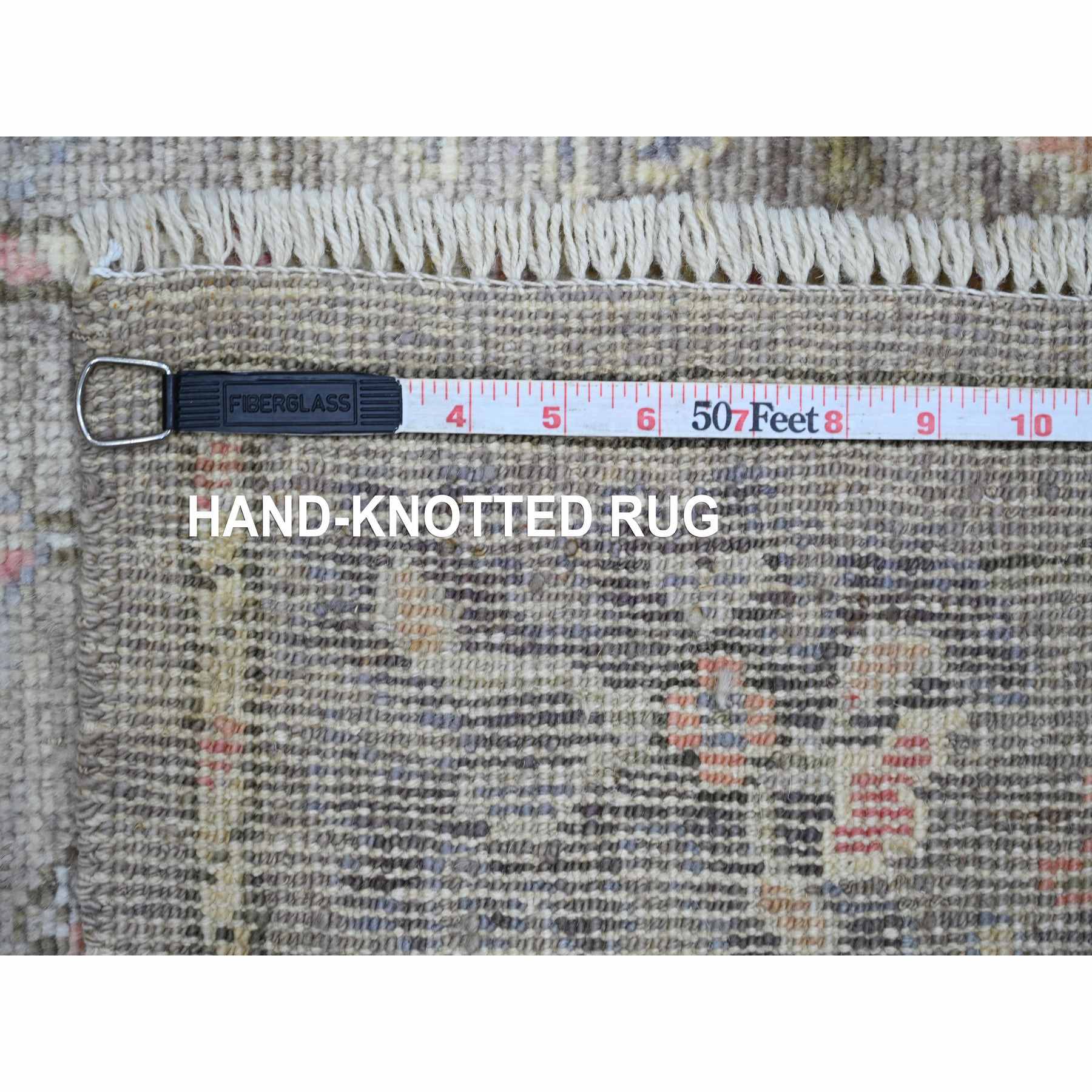 Oushak-And-Peshawar-Hand-Knotted-Rug-107840