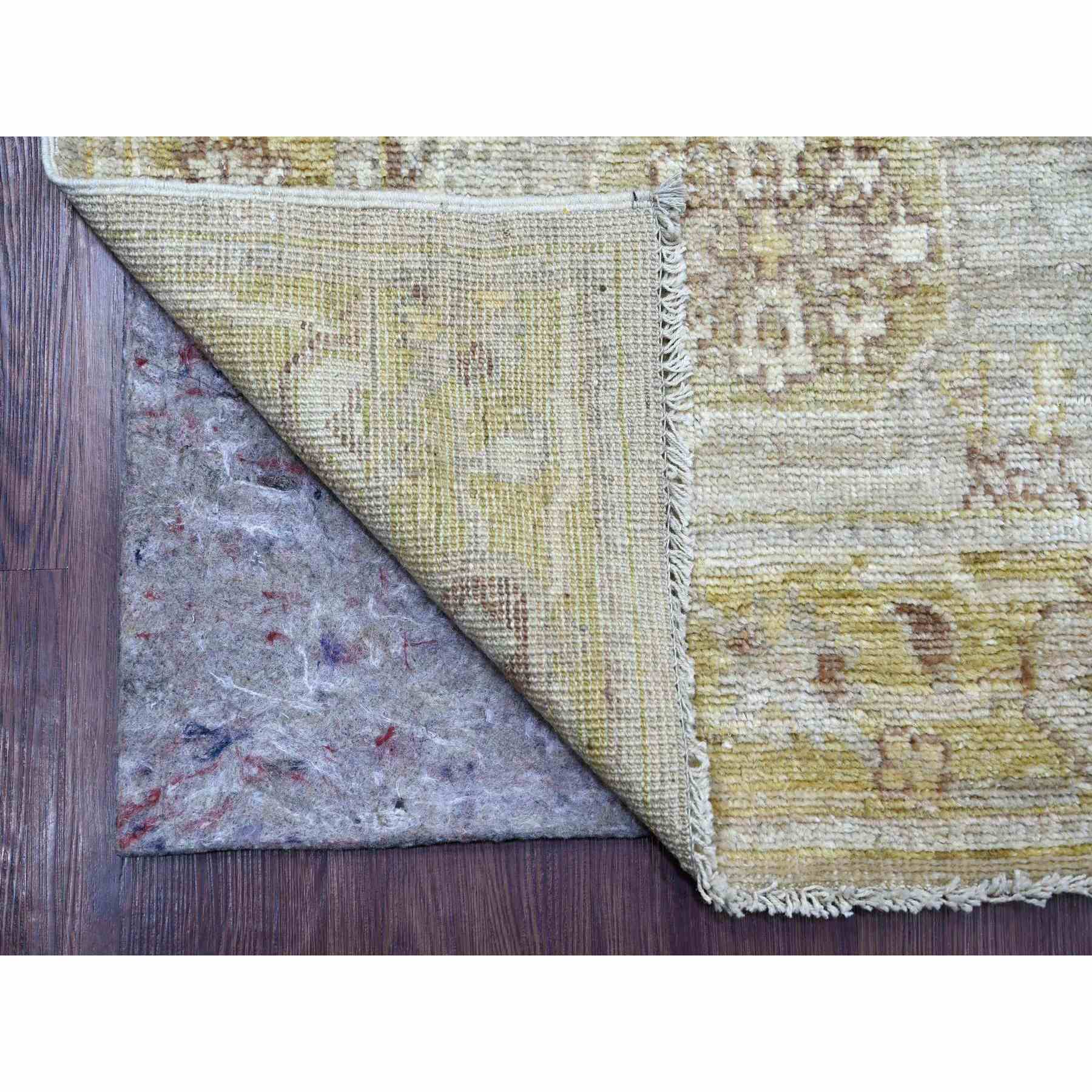 Oushak-And-Peshawar-Hand-Knotted-Rug-107845