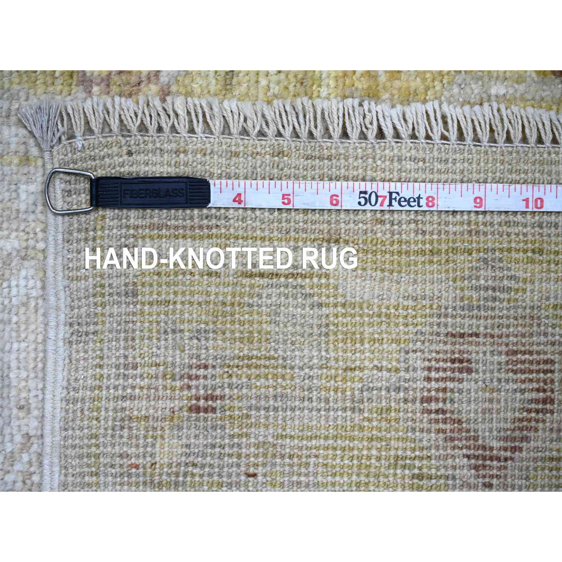 Oushak-And-Peshawar-Hand-Knotted-Rug-107845