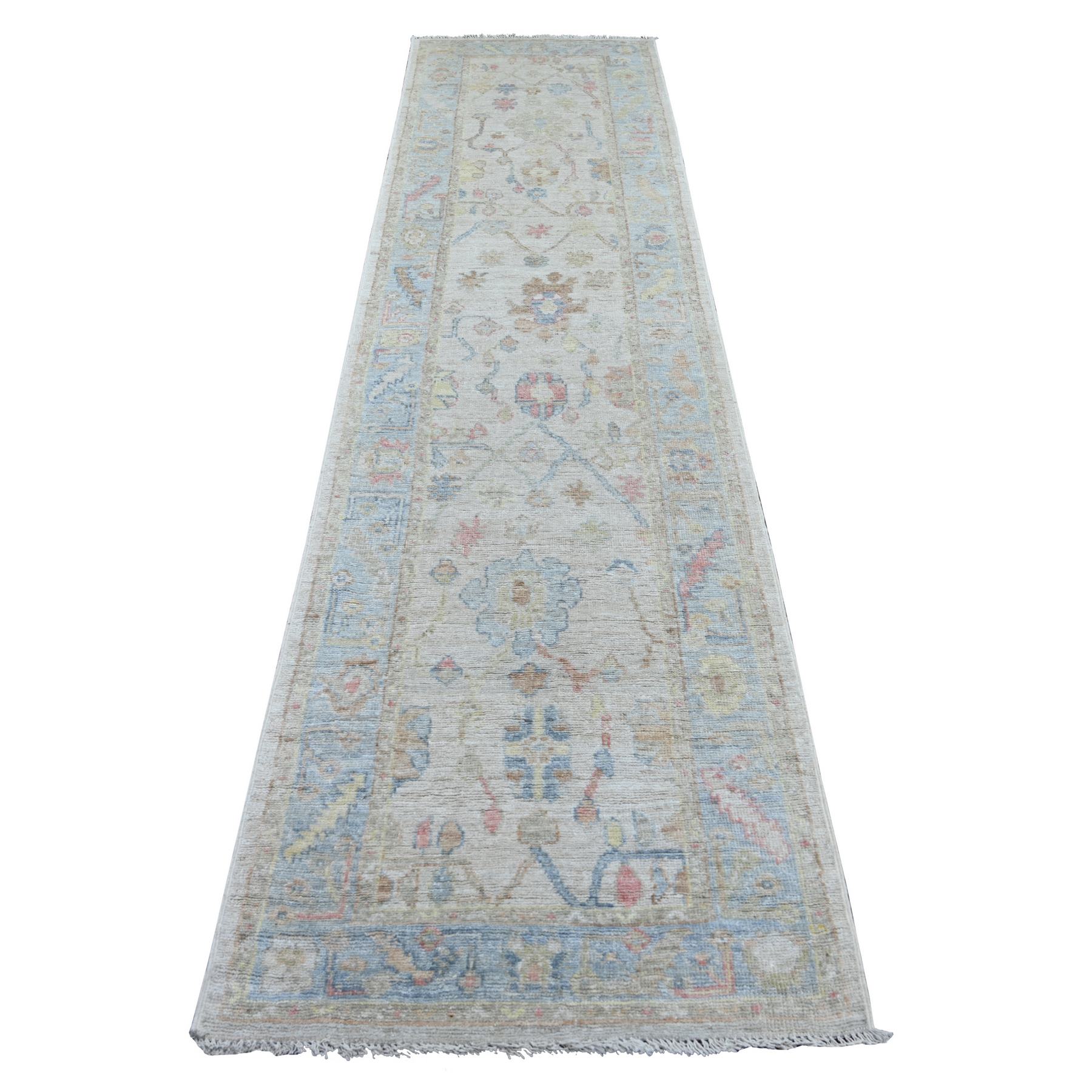 Oushak-And-Peshawar-Hand-Knotted-Rug-107850
