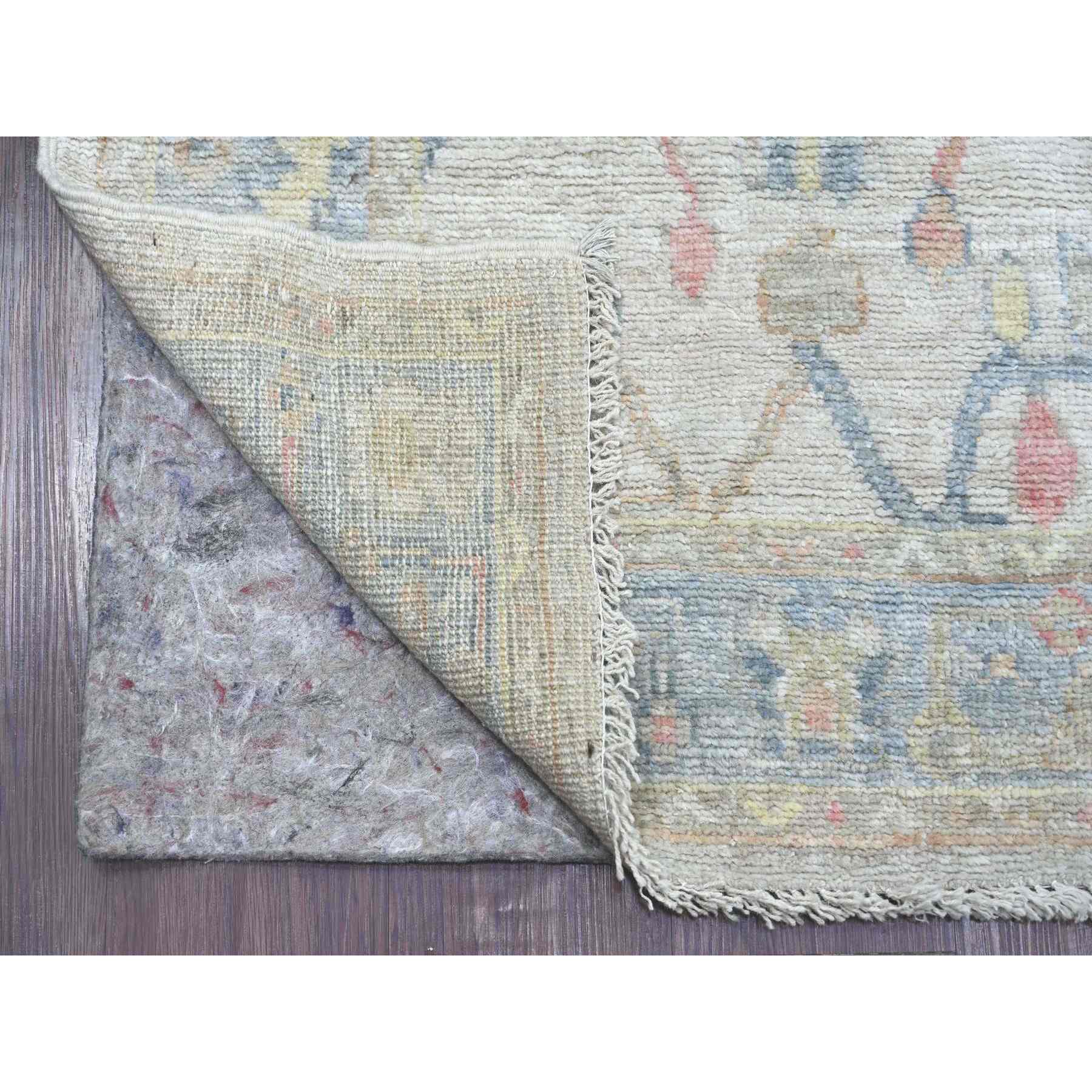 Oushak-And-Peshawar-Hand-Knotted-Rug-107850