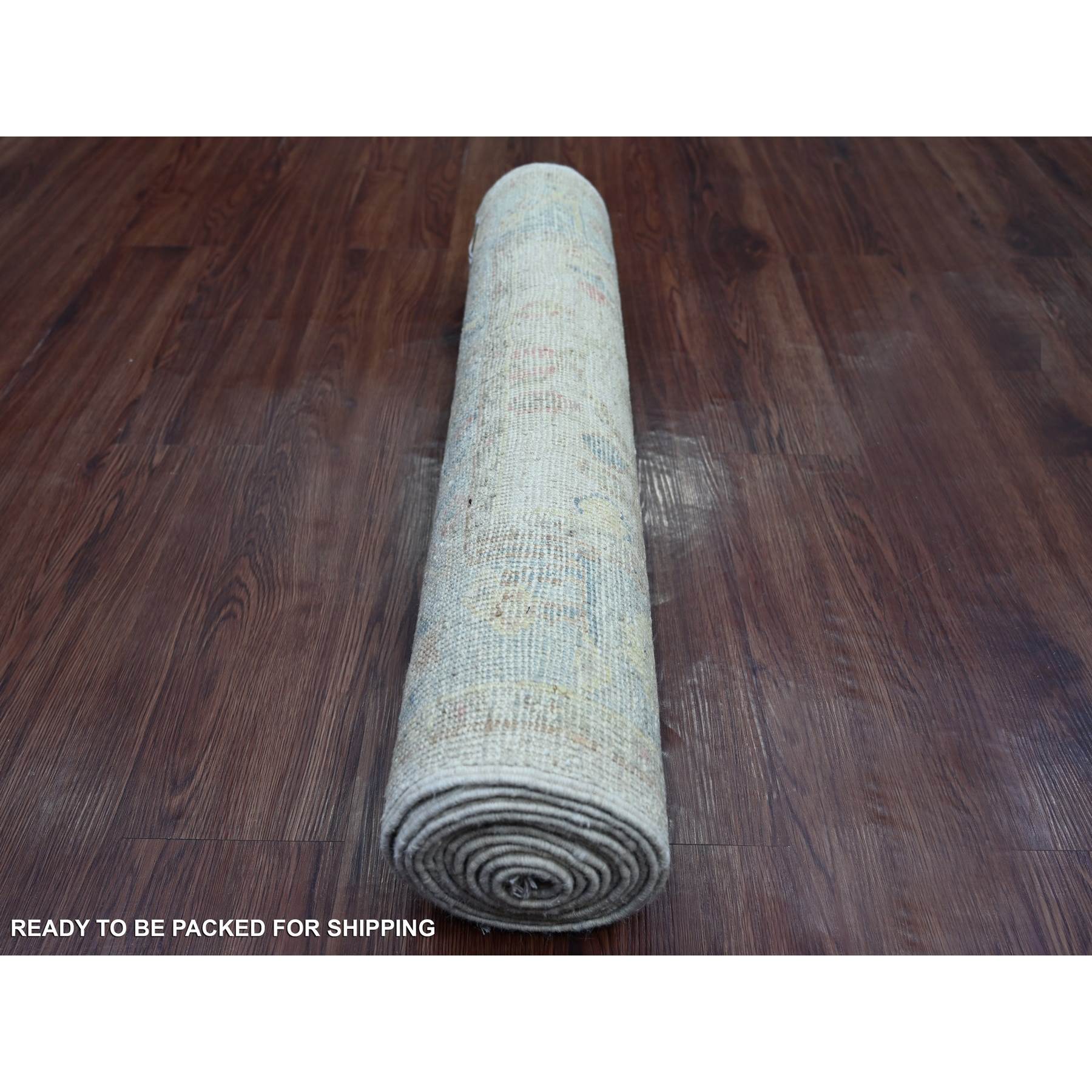Oushak-And-Peshawar-Hand-Knotted-Rug-107850