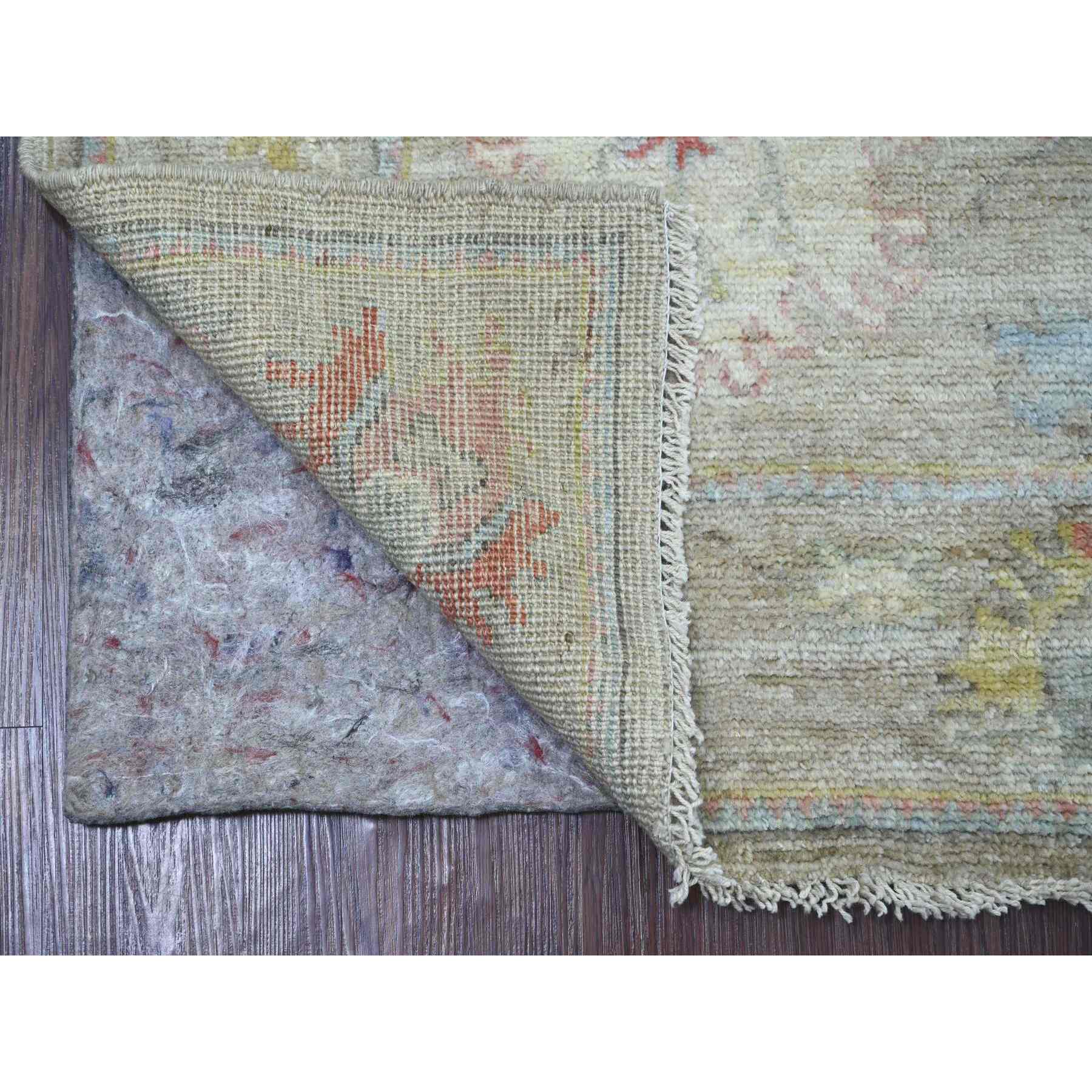 Oushak-And-Peshawar-Hand-Knotted-Rug-107855